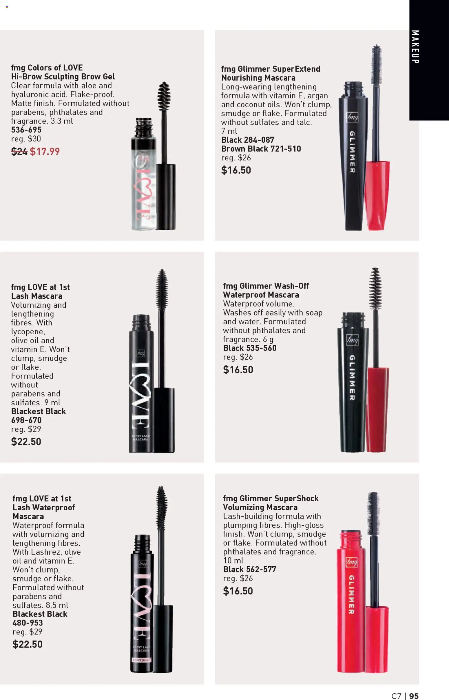Avon flyer valid from 26.03.2026 | Page: 95 | Products: Mascara, Soap, Oil