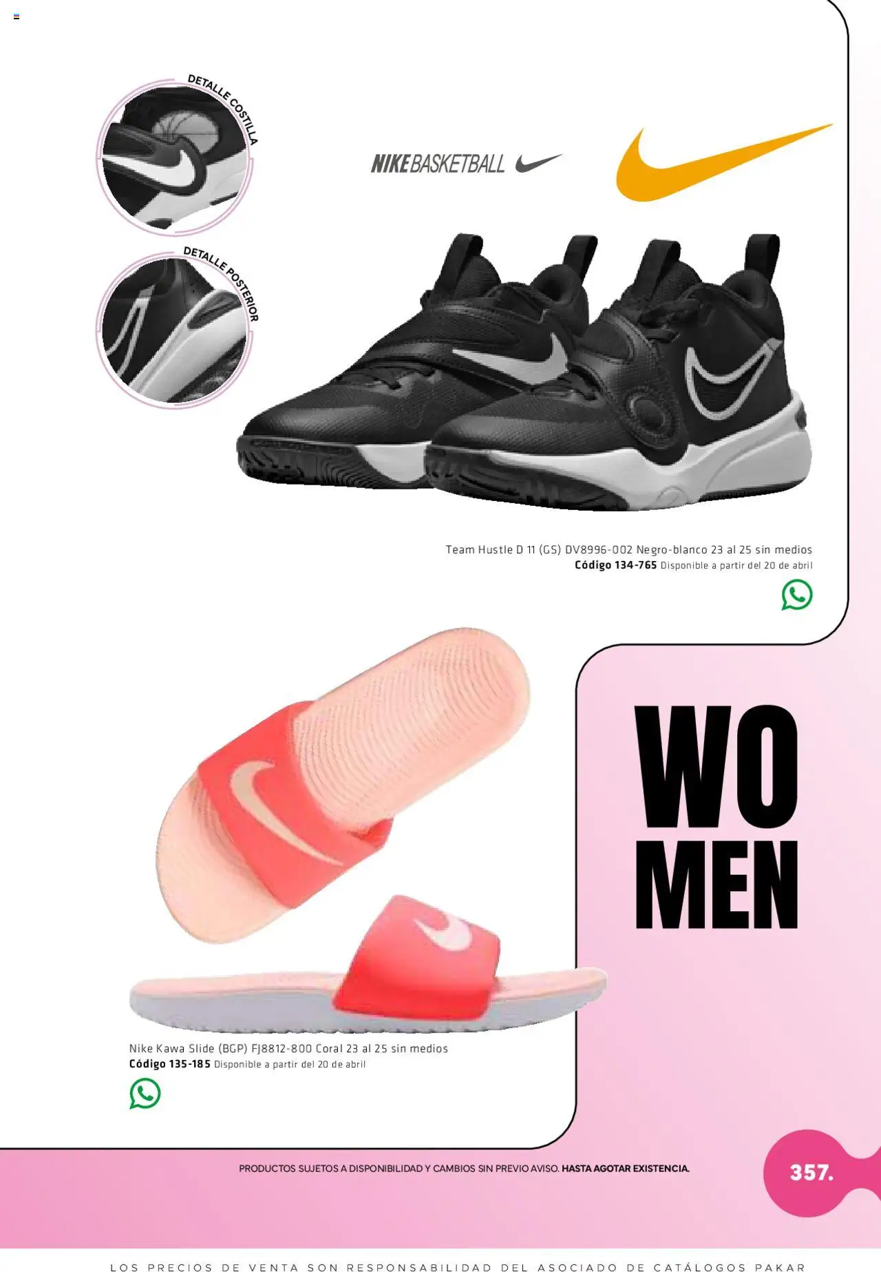 Nuevas ofertas de SC Pakar válidas en toda la República Mexicana desde el 06.03.2025. ¡Encuentra las mejores ofertas en SC Pakar catálogo Women! | Página: 357