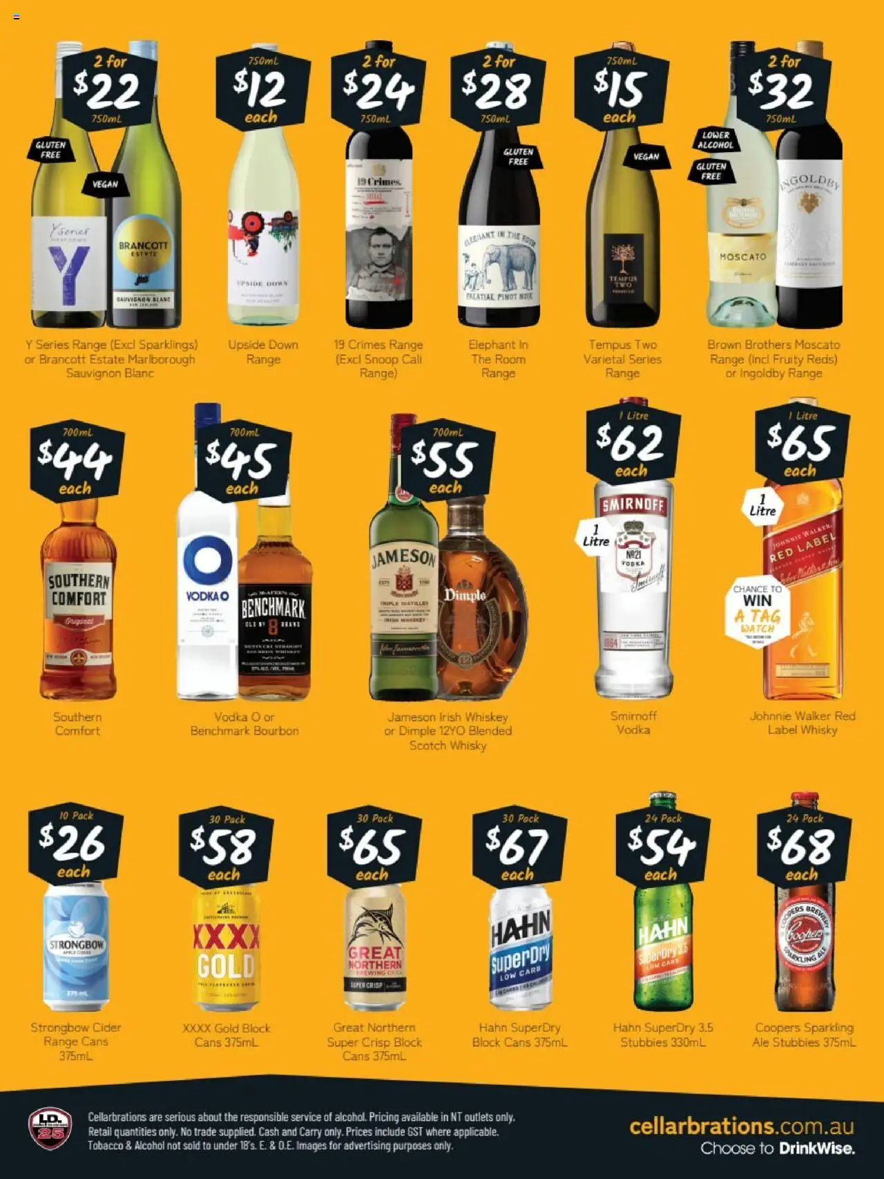 Cellarbrations catalogue - valid from 25.08.2025 | Page: 3 | Products: Vodka, Whiskey, Scotch, Watch