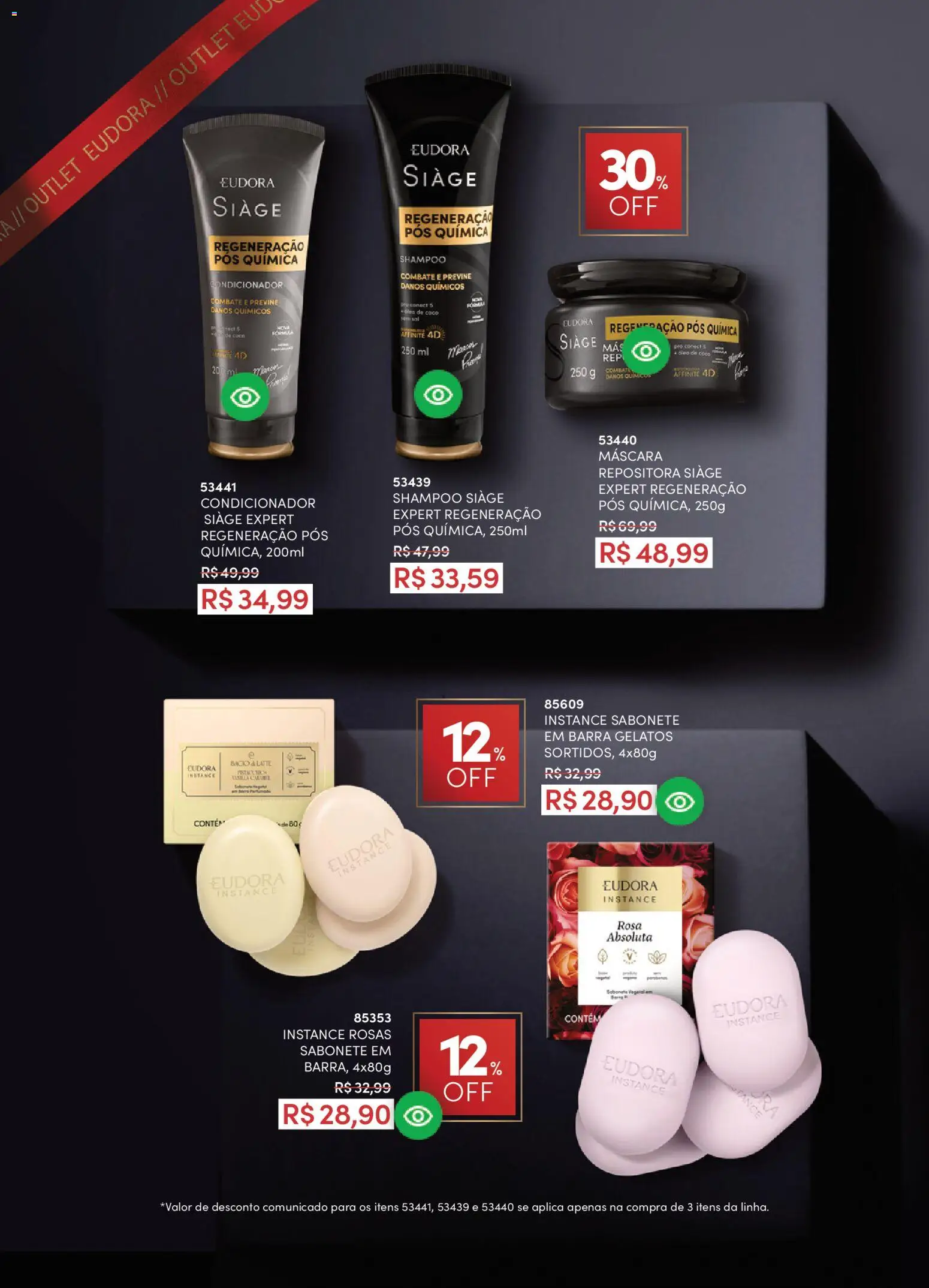 Eudora Folheto - válido de 17.12.2025 | Página: 29 | Produtos: Shampoo, Condicionador, Sabonete, Sal