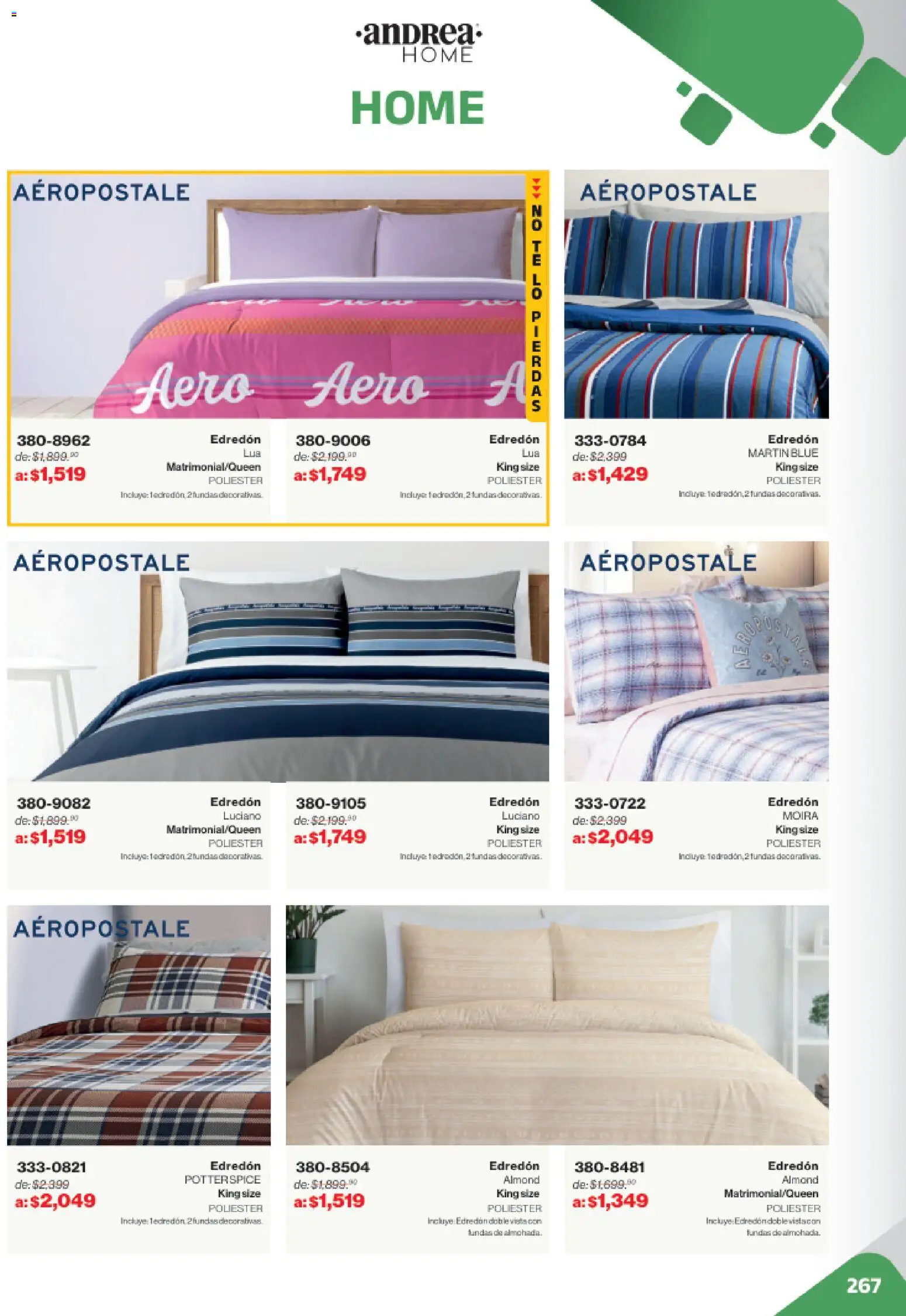 Nuevas ofertas de Andrea válidas en toda la República Mexicana desde el 02.11.2025. ¡Encuentra las mejores ofertas en Andrea catálogo Outlet! | Página: 267