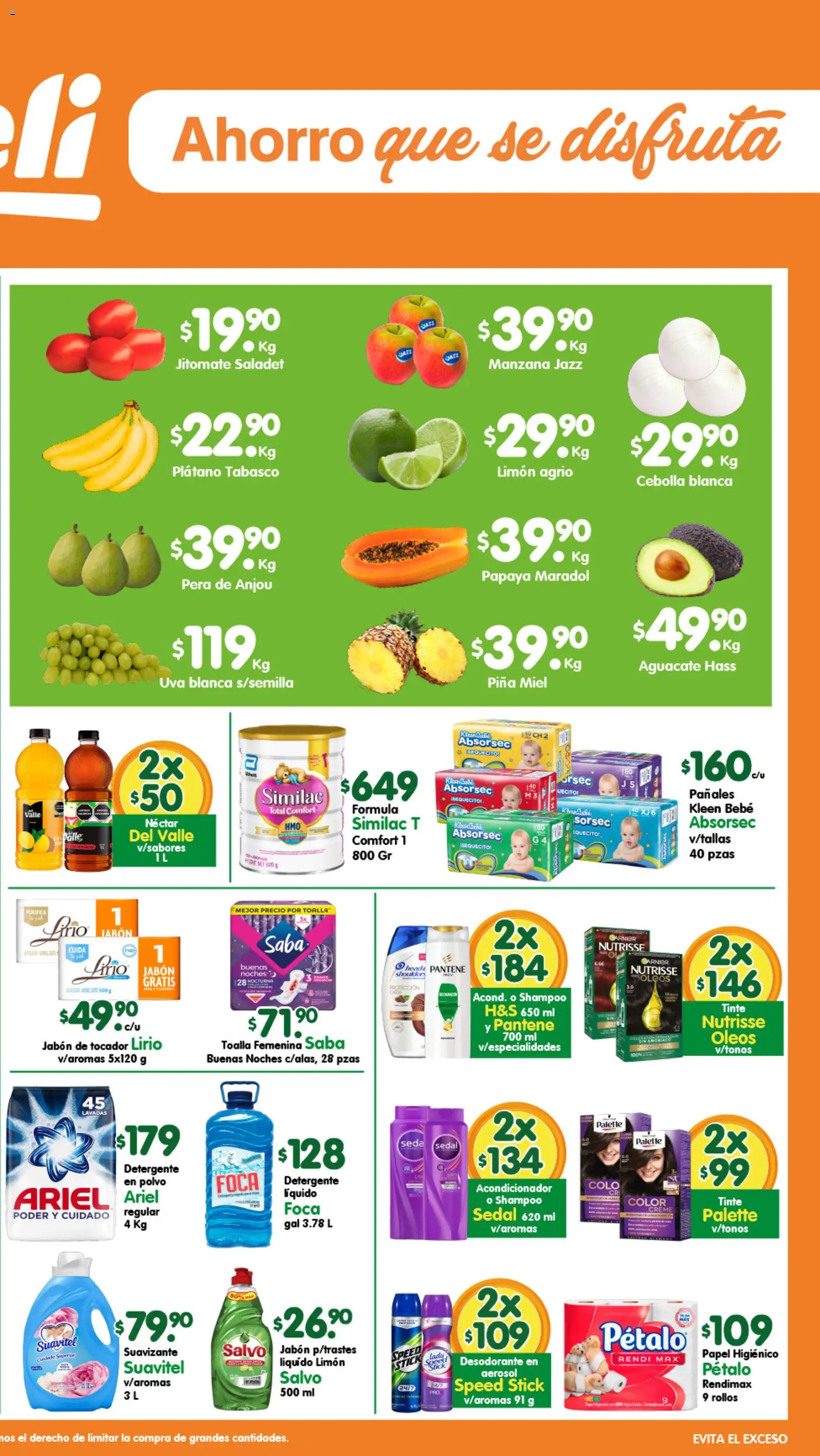 Nuevas ofertas de Arteli válidas en toda la República Mexicana desde el 03.11.2025. ¡Encuentra las mejores ofertas en Arteli folleto Valles! | Página: 2 | Productos: Plátano, Piña, Papel higiénico, Polvo