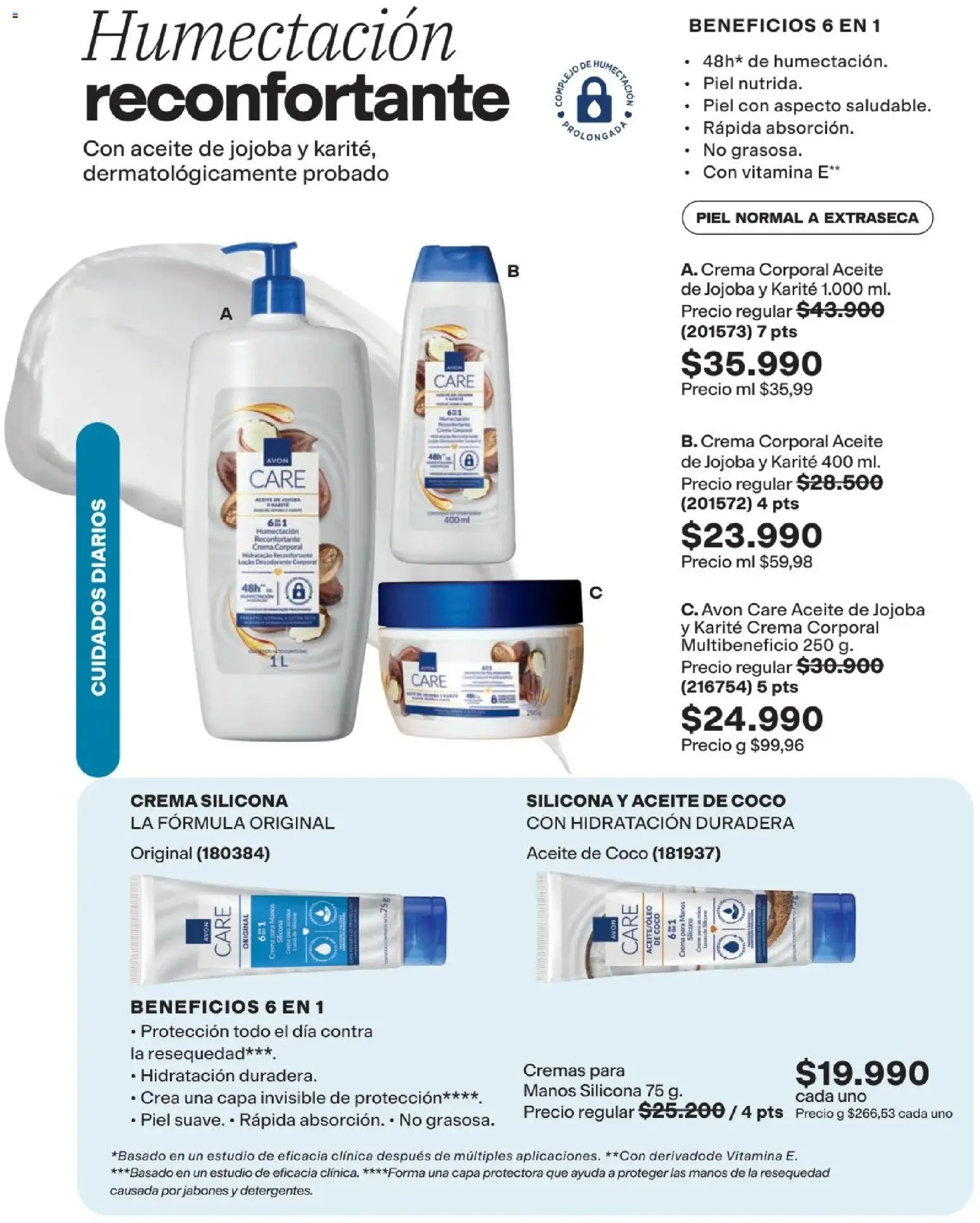 Avon revista - valida desde el 25.03.2026 | Página: 148 | Productos: Crema, Coco, Desodorante, Aceite