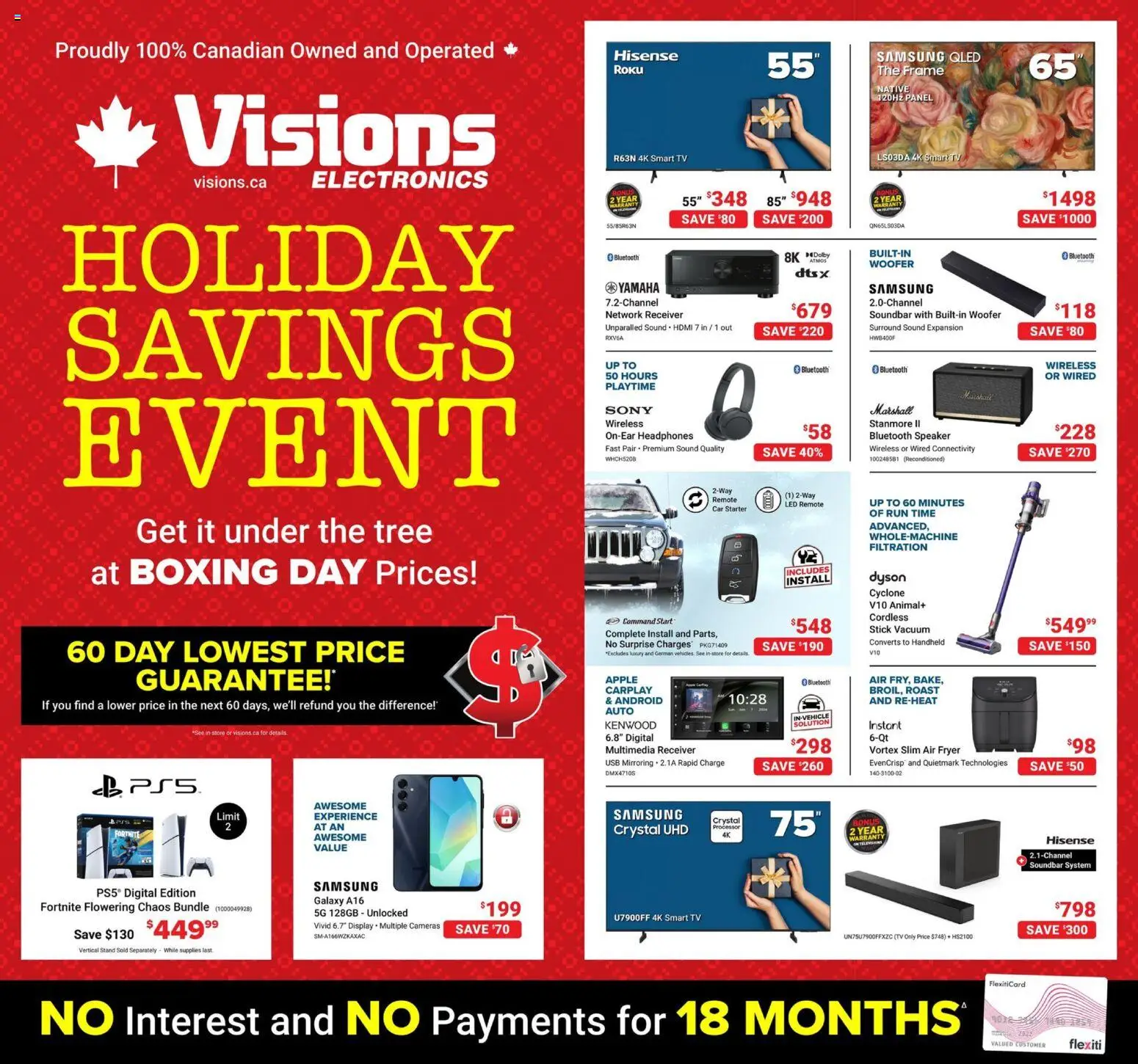 Visions flyer valid from 05.12.2025 | Page: 1 | Products: Tv, Headphones, Speaker, Fryer
