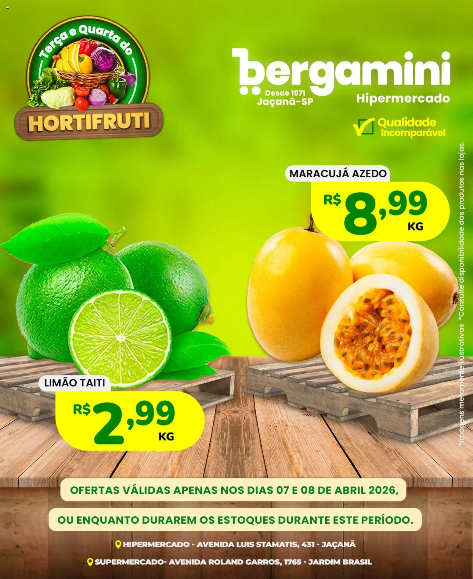 Supermercado Bergamini Folheto - válido de 07.04.2026 | Página: 2 | Produtos: Maracujá