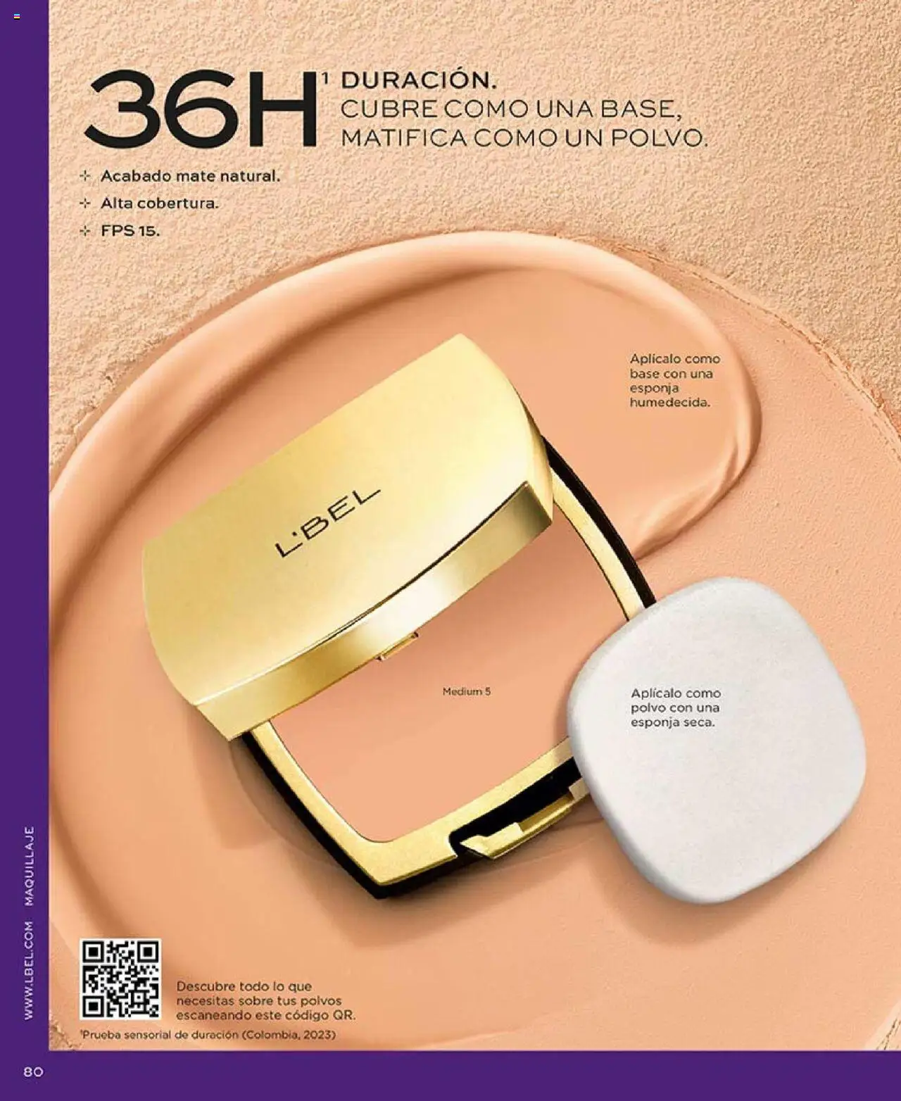 Catálogo L'Bel Campaña 13 │ válido desde el 29.07.2025 | Página: 80 | Productos: Esponja, Mate, Sobre, Base