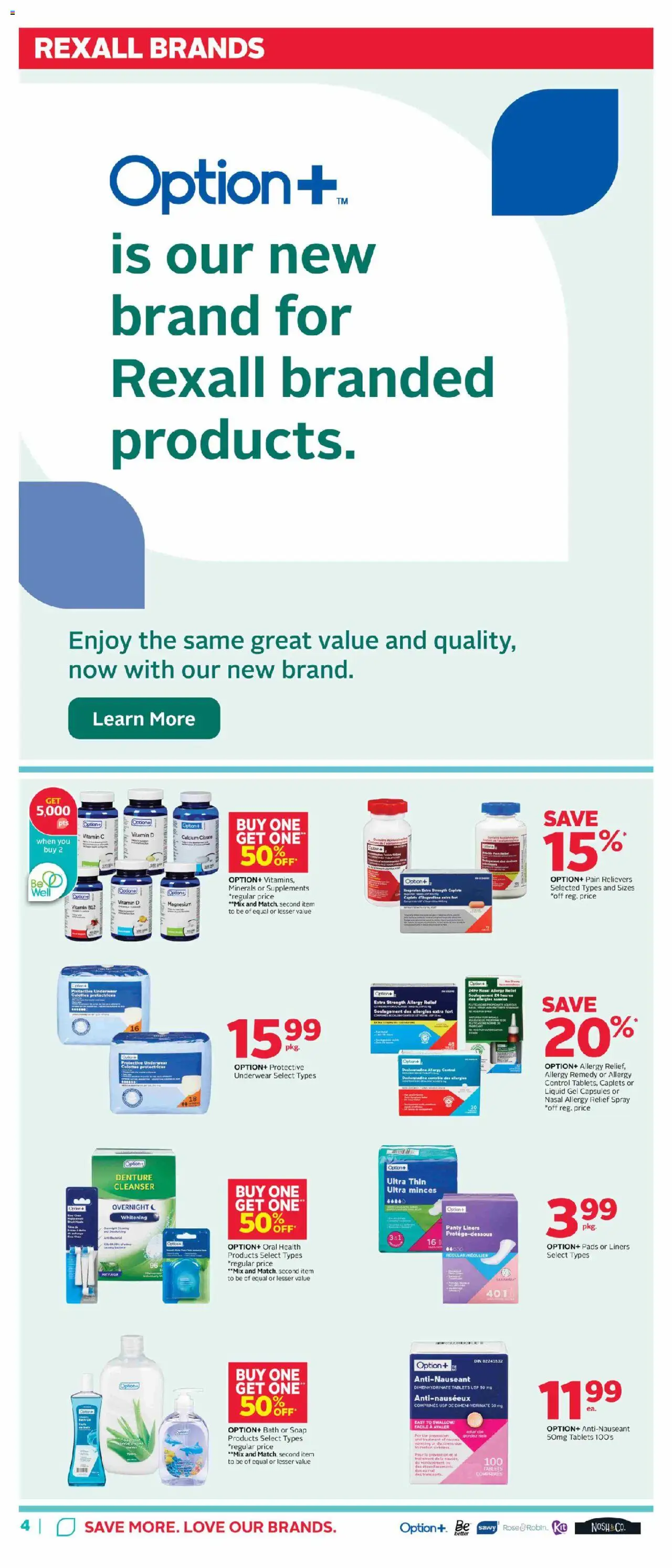 Rexall flyer valid from 03.10.2025 | Page: 8 | Products: Soap, Bath, Underwear