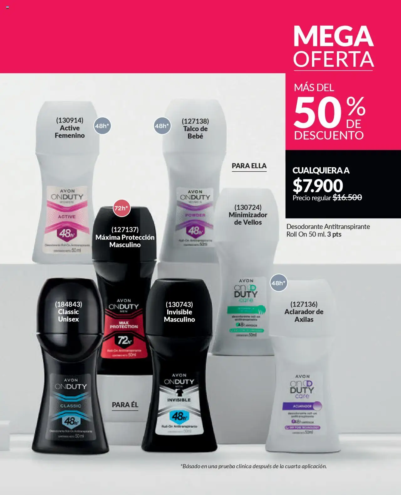 Avon revista - valida desde el 12.09.2025 | Página: 186 | Productos: Desodorante, Antitranspirante