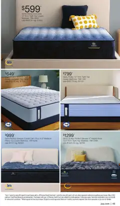 Preview of JCPenney weekly ads valid from 06.10.2025 | Page: 42 | Products: Mattress, Pillow