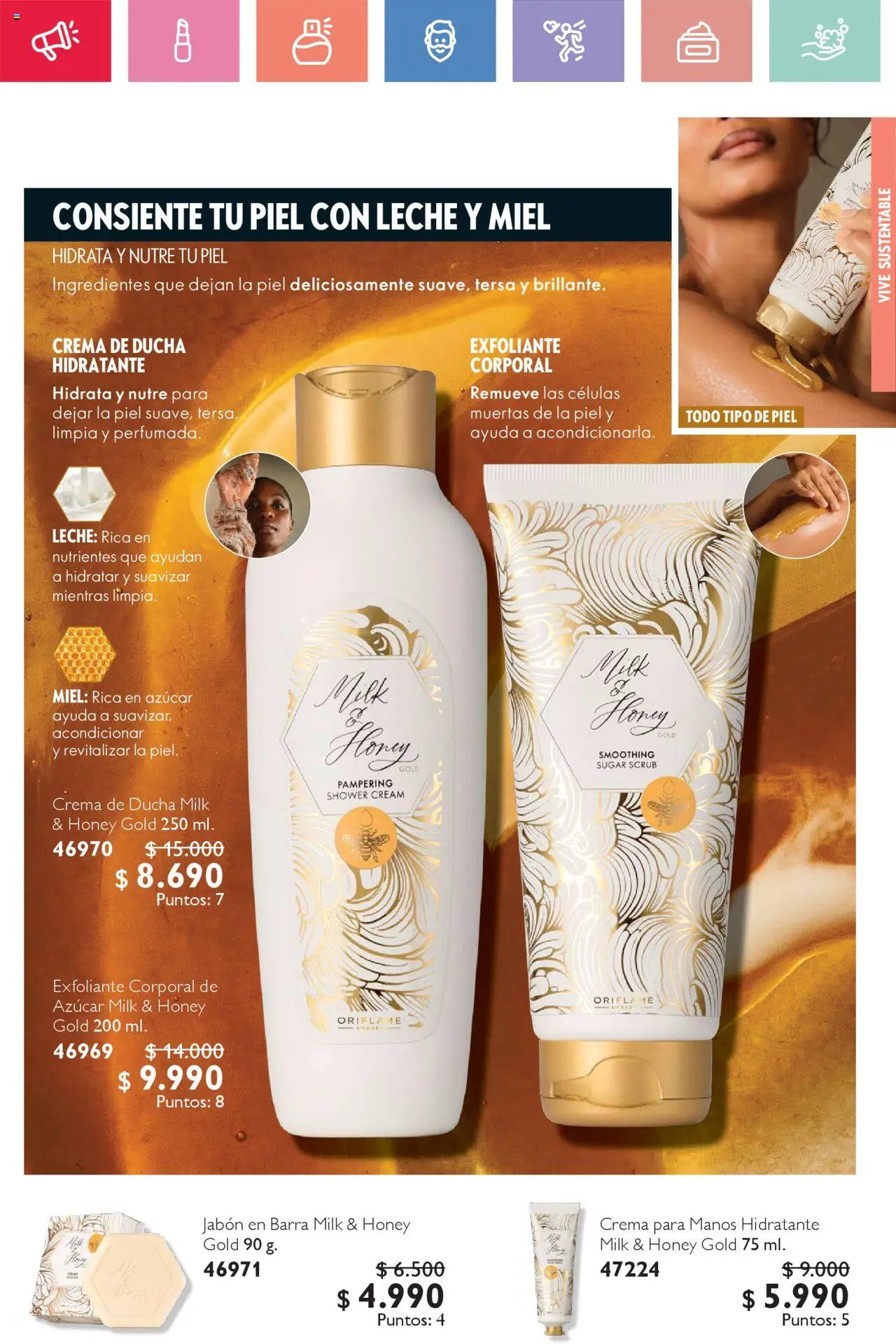 Oriflame catálogo │ válido desde el 21.06.2025 | Página: 89 | Productos: Ducha, Jabón, Leche, Crema