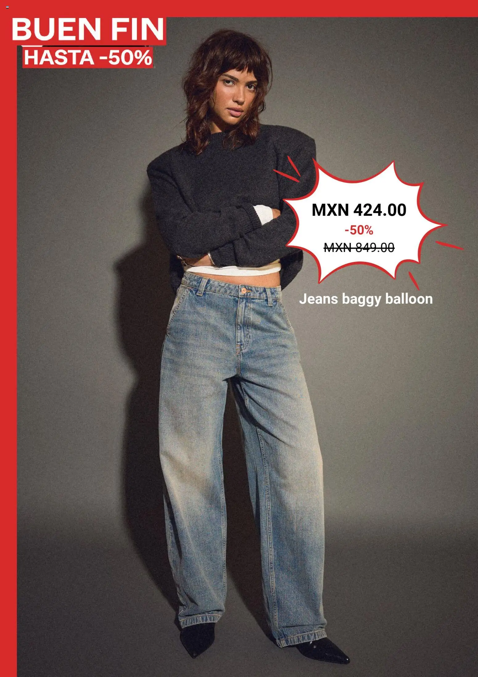 Nuevas ofertas de Bershka válidas en toda la República Mexicana desde el 13.11.2025. ¡Encuentra las mejores ofertas en Bershka Buen Fin! | Página: 4