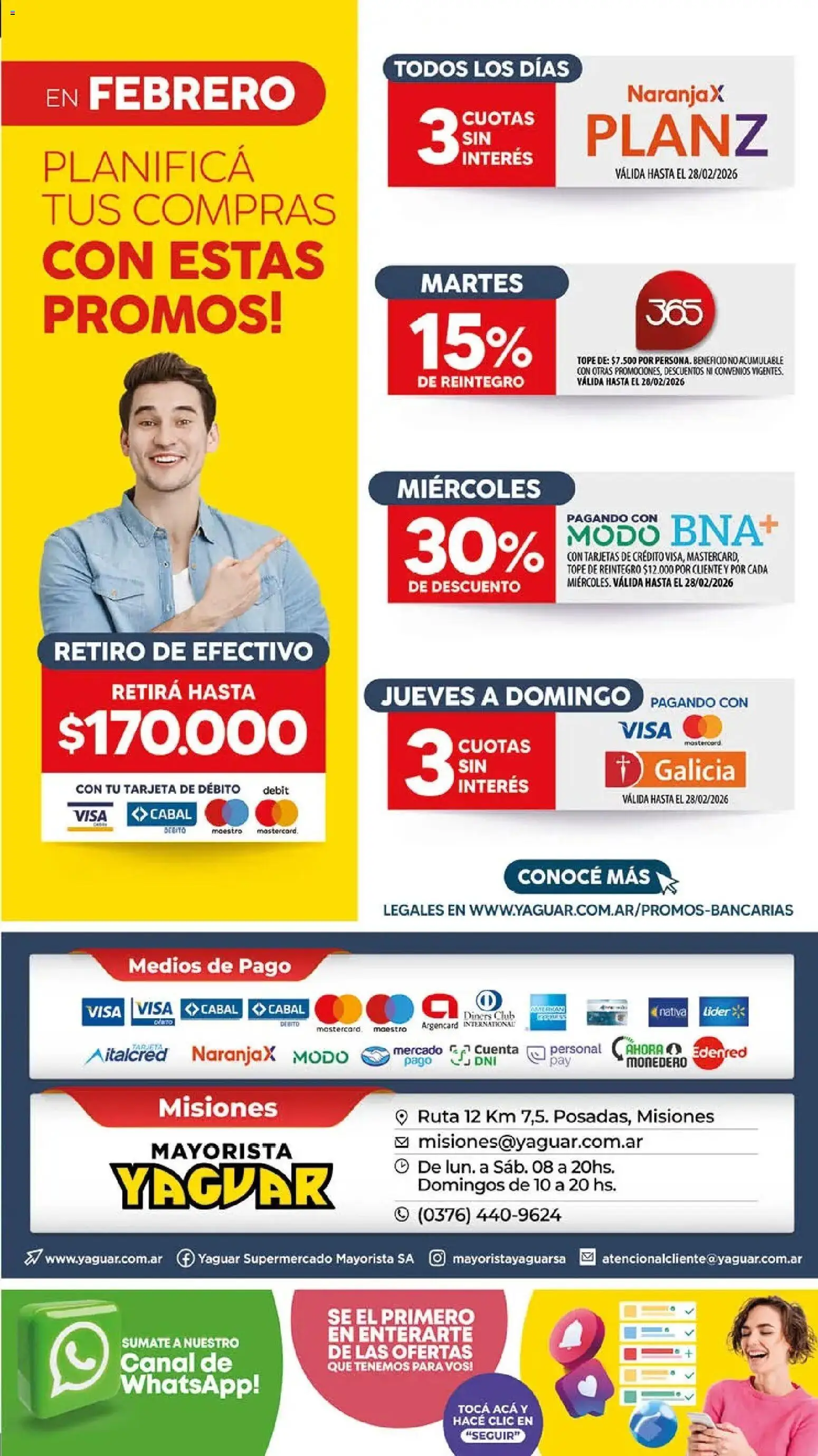 Yaguar - Oferta Semanal Misiones │ válido desde el 23.02.2026 | Página: 17 | Productos: Monedero