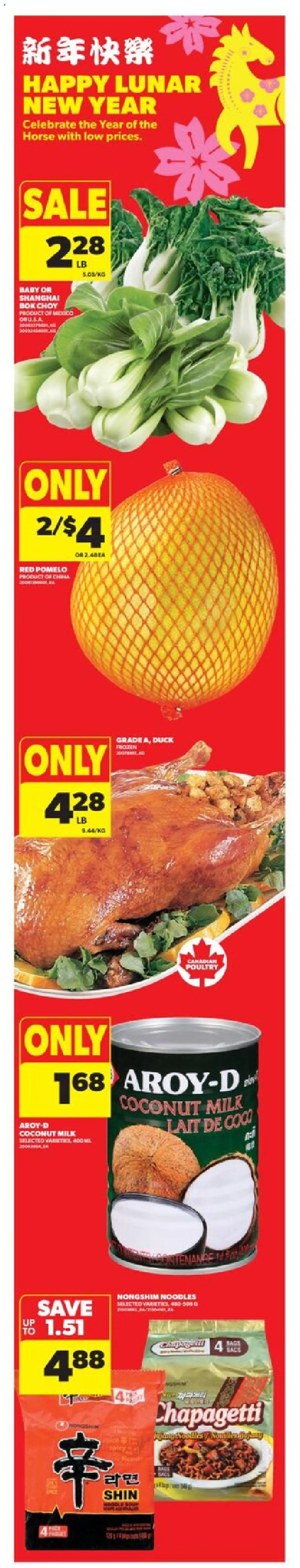 Real Canadian Superstore flyer valid from 08.01.2026 | Page: 2 | Products: Noodles, Milk