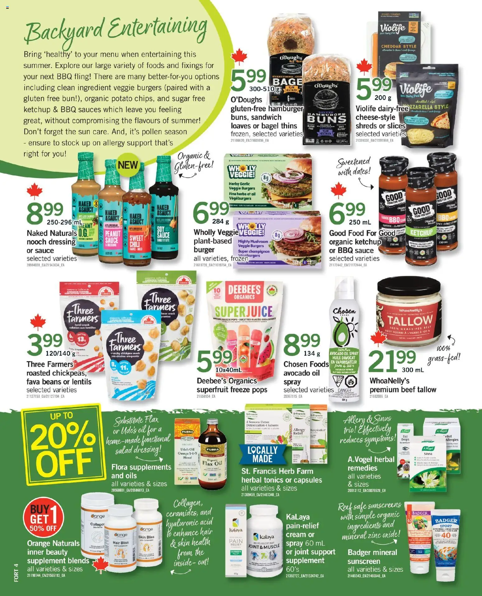 Fortinos flyer valid from 23.04.2026 | Page: 11 | Products: Beef, Ketchup, Sunscreen, Oil