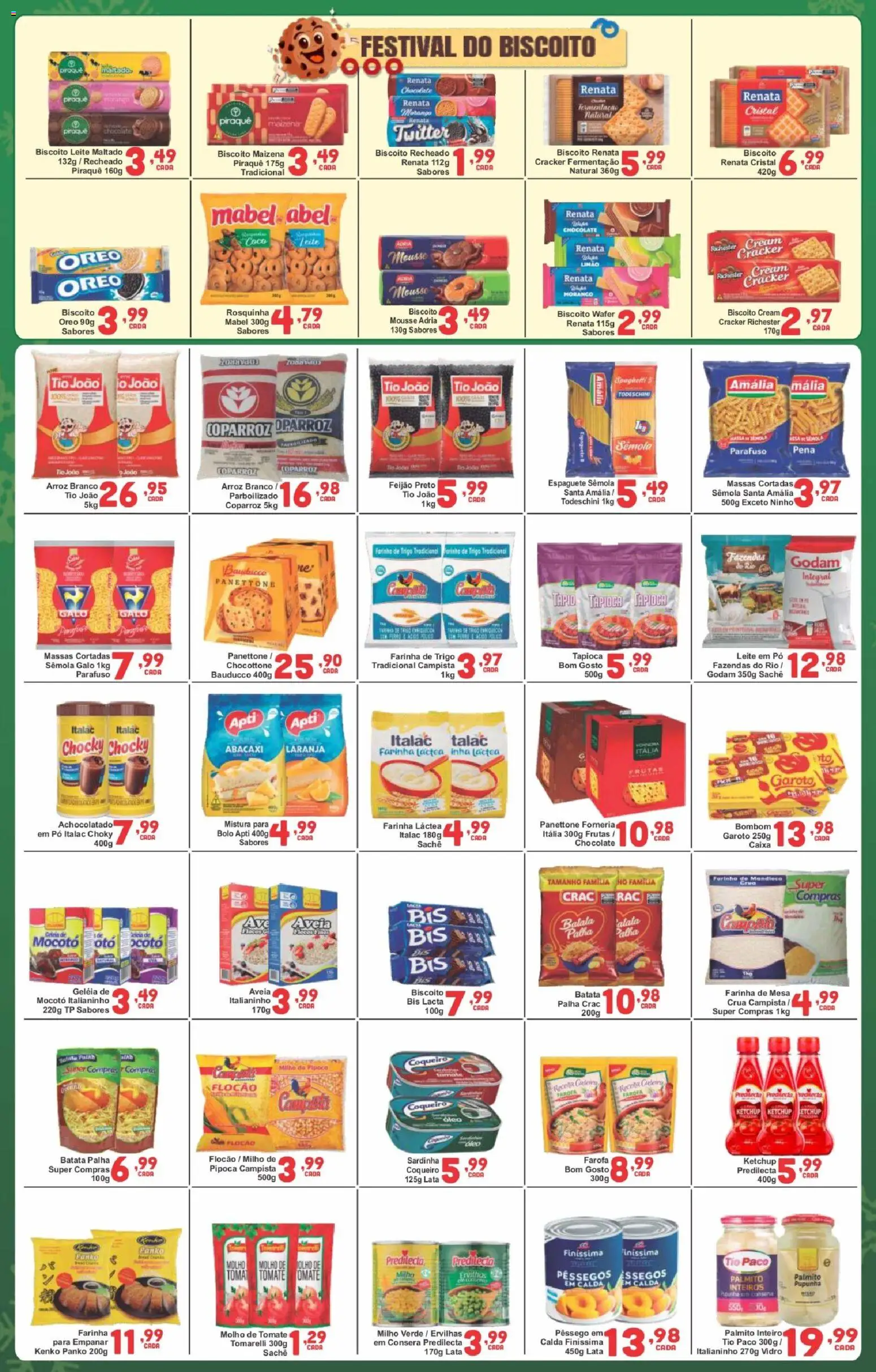 Rede Super Compras Folheto - válido de 15.12.2025 | Página: 2 | Produtos: Biscoito, Achocolatado, Farinha láctea, Mesa