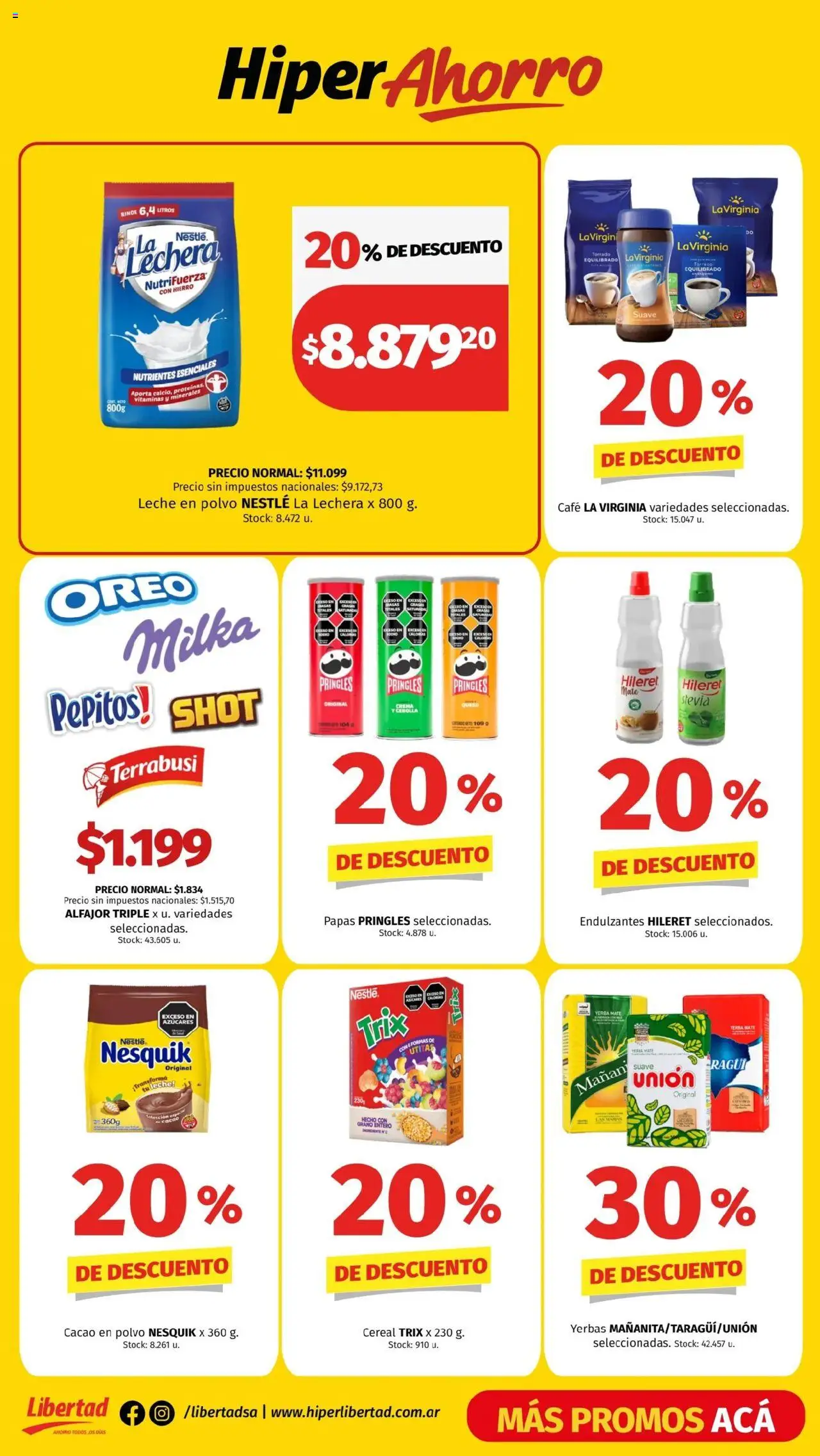 Hipermercado Libertad catálogo │ válido desde el 06.08.2025 | Página: 4 | Productos: Mate, Yerba, Café, Cacao