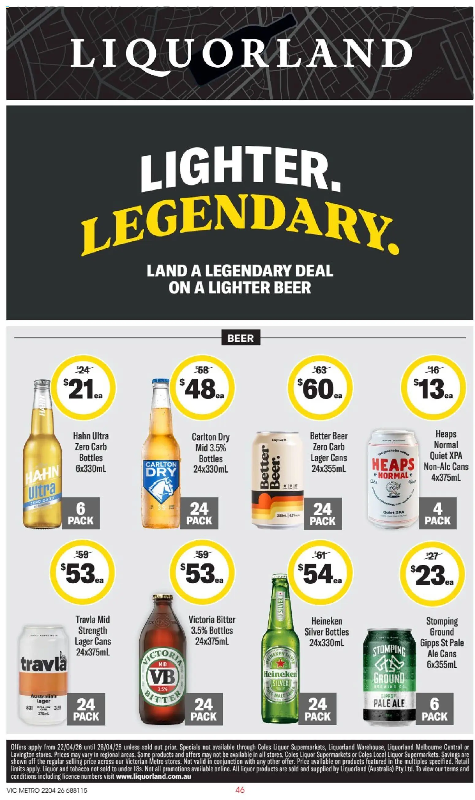 Liquorland catalogue - valid from 22.04.2026 | Page: 1 | Products: Beer