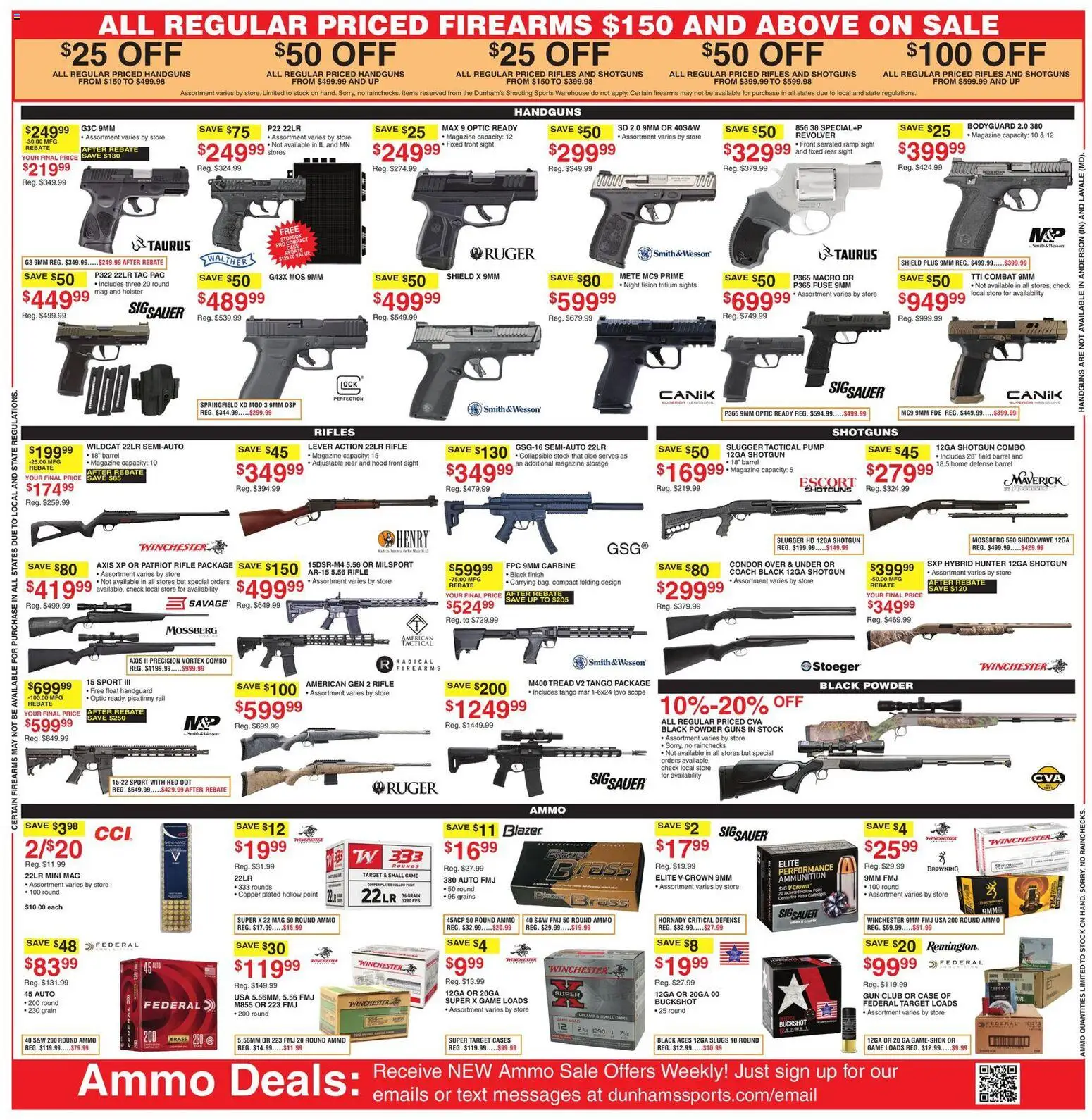 Dunham's Sports Weekly Ad - valid from 06.12.2025 | Page: 14 | Products: Ramp, Shotgun, Ammo, Rifle