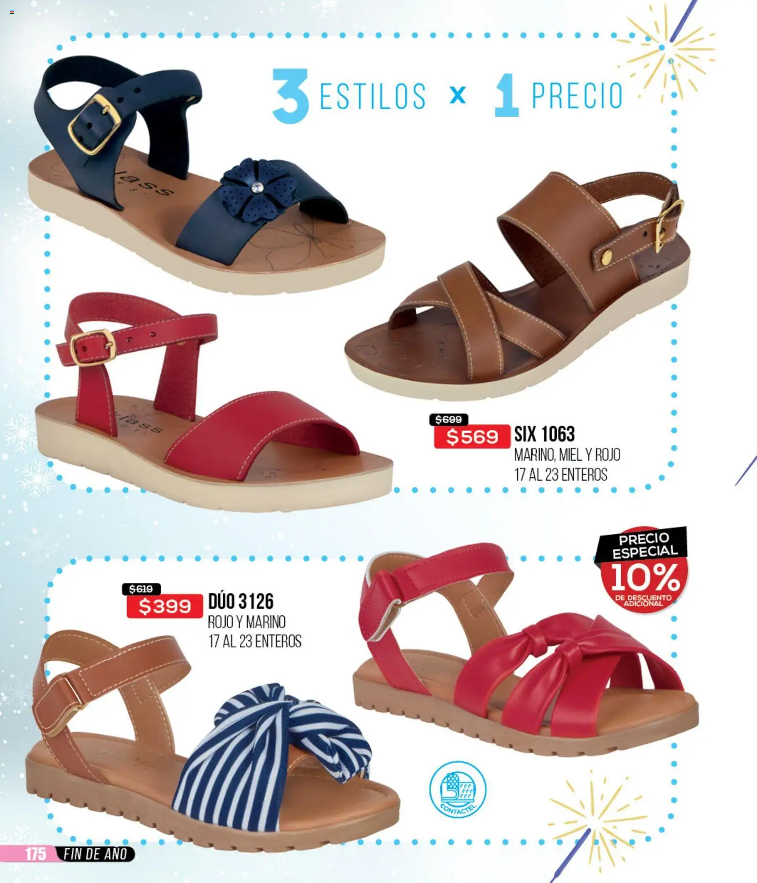 Nuevas ofertas de Cklass válidas en toda la República Mexicana desde el 15.12.2025. ¡Encuentra las mejores ofertas en Cklass catálogo Rebajas fin de año calzado! | Página: 176