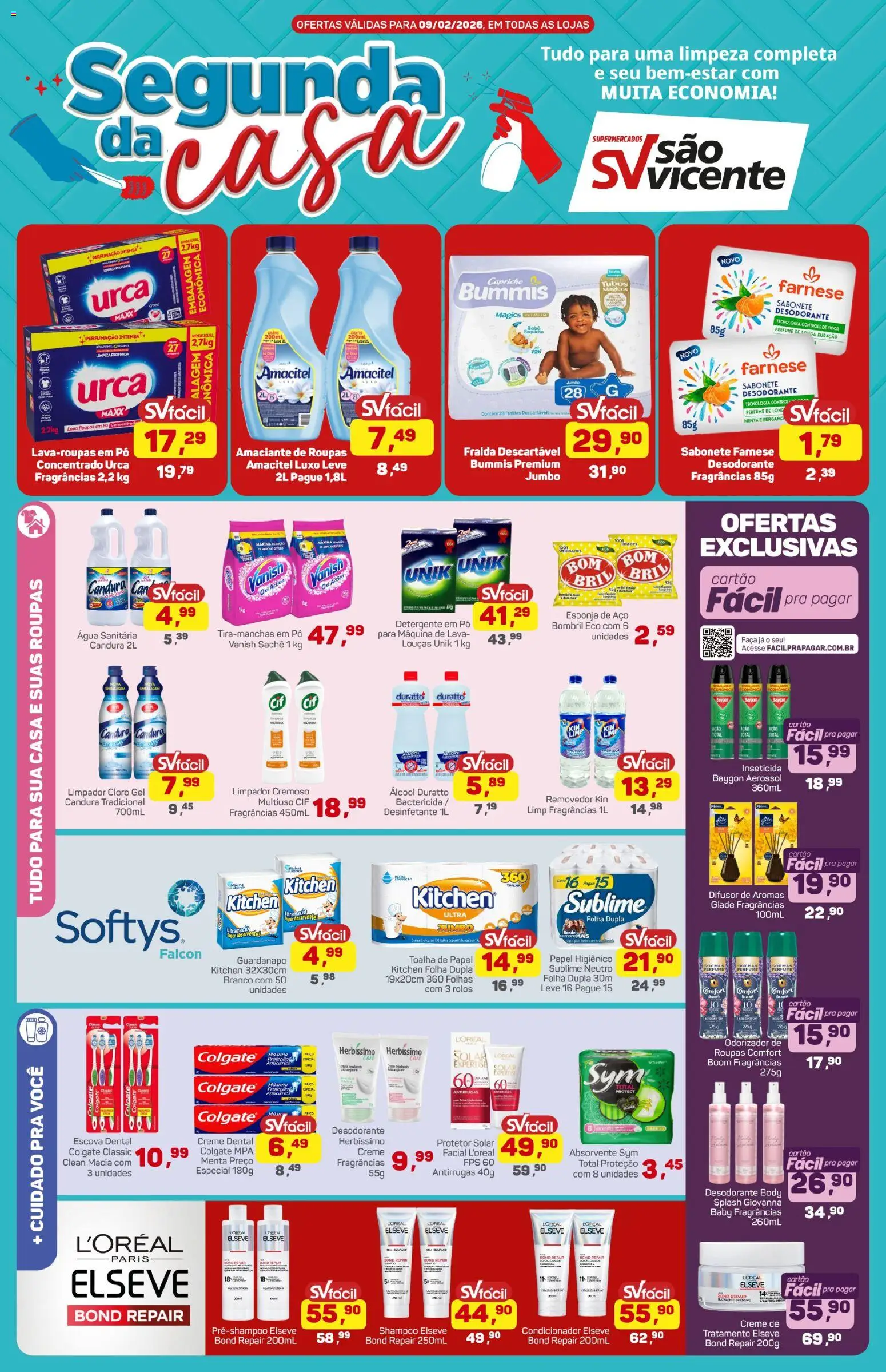 Supermercados São Vicente Folheto - válido de 09.02.2026 | Página: 1