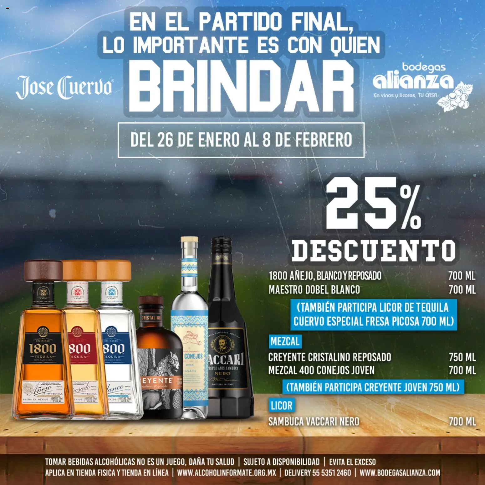 Nuevas ofertas de Bodegas Alianza válidas en toda la República Mexicana desde el 26.01.2026. ¡Encuentra las mejores ofertas en Bodegas Alianza catálogo Super Descuentos José Cuervo! | Página: 3 | Productos: Fresa, Tequila