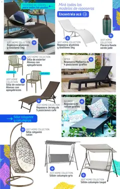 Vista previa Sodimac catálogo válido desde el 18.12.2025 | Página: 15 | Productos: Reposera, Sillón, Café, Florero