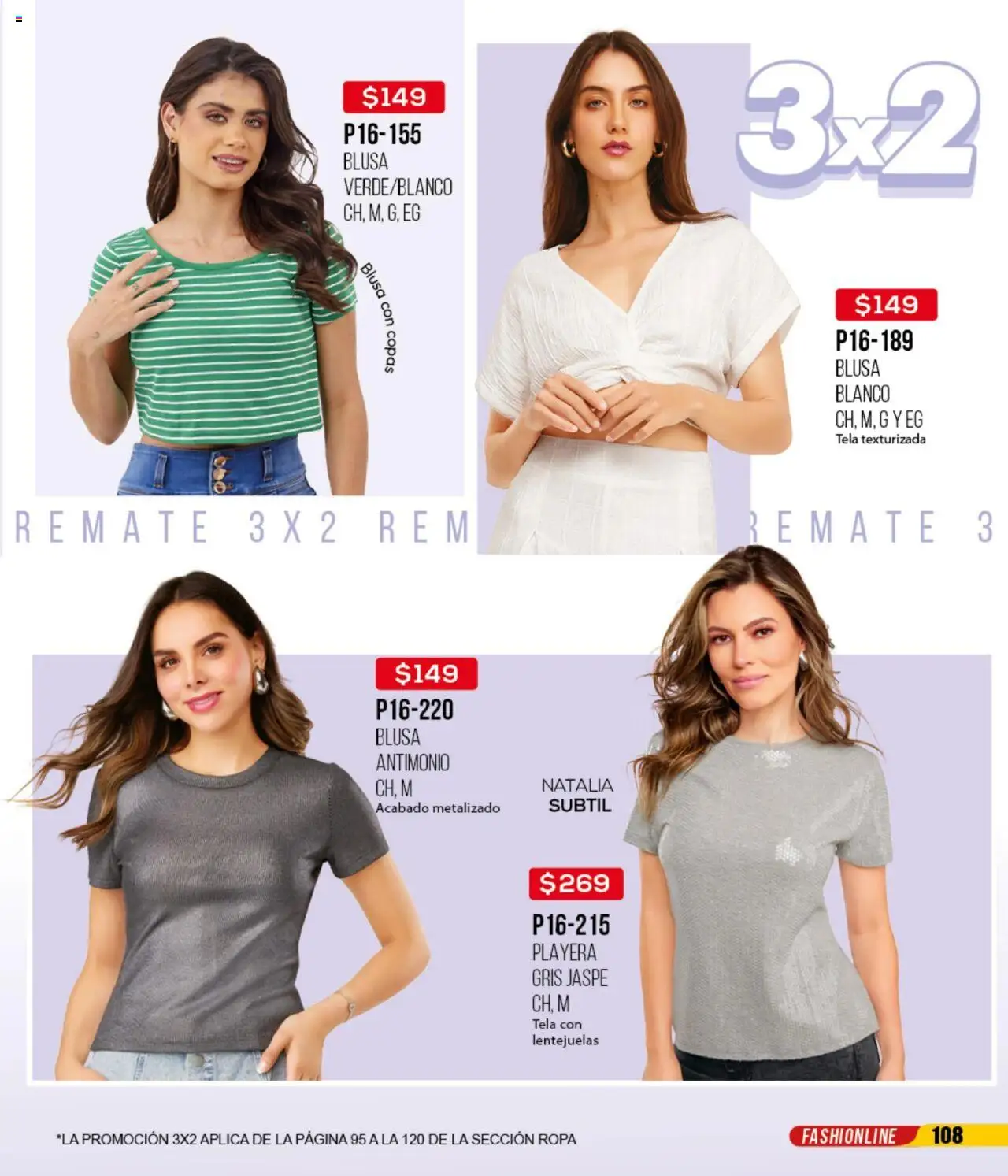 Nuevas ofertas de Cklass válidas en toda la República Mexicana desde el 13.08.2025. ¡Encuentra las mejores ofertas en Cklass - Catálogo Remate Total Ropa! | Página: 109 | Productos: Blusa, Lentejuelas, Ropa, Playera