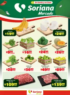 Vista previa de Soriana Fin de Semana Mercado: Coah, Chih y Dur, nuevo folleto de la tienda, válido en México a partir del 24.04.2026