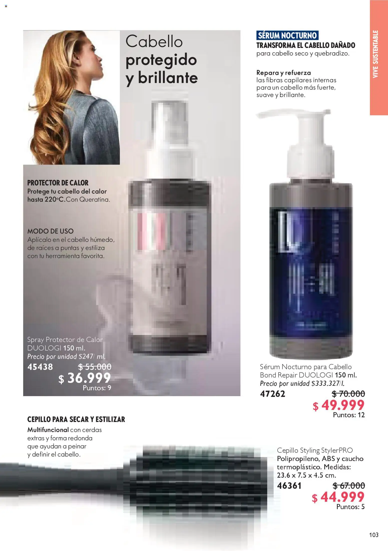 Oriflame revista - valida desde el 15.11.2025 | Página: 103 | Productos: Serum, Cepillo
