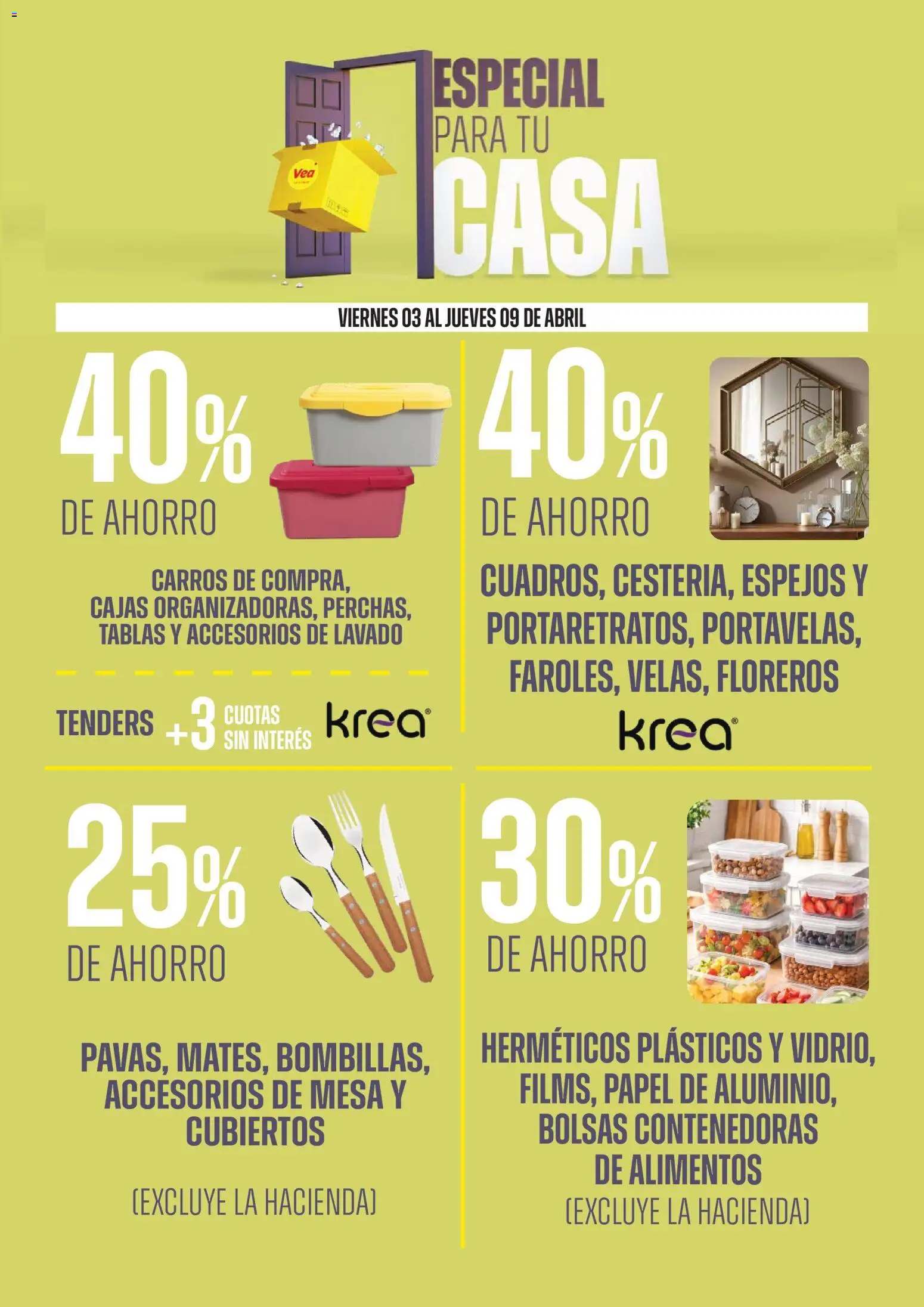Vea - Ofertas especial para tu casa │ válido desde el 03.04.2026 | Página: 8 | Productos: Mesa