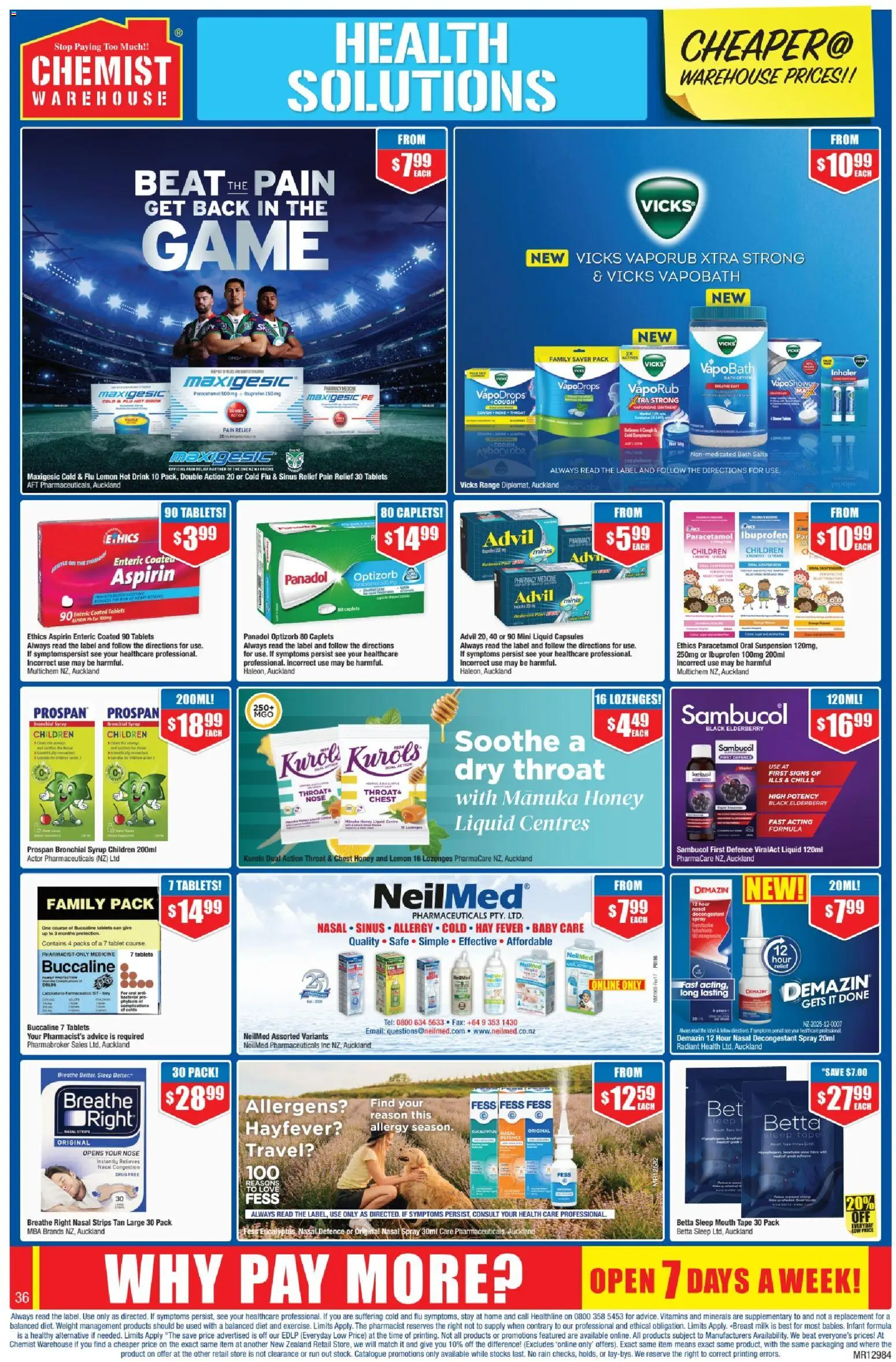 Chemist Warehouse catalogue from 26.03.2026 | Page: 36