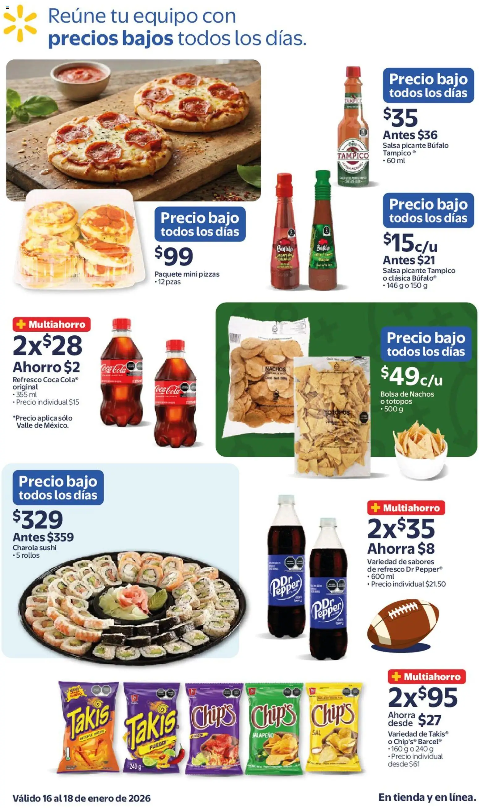 Nuevas ofertas de Walmart válidas en toda la República Mexicana desde el 16.01.2026. ¡Encuentra las mejores ofertas en Walmart catálogo Ofertas! | Página: 4 | Productos: Refresco, Bolsa