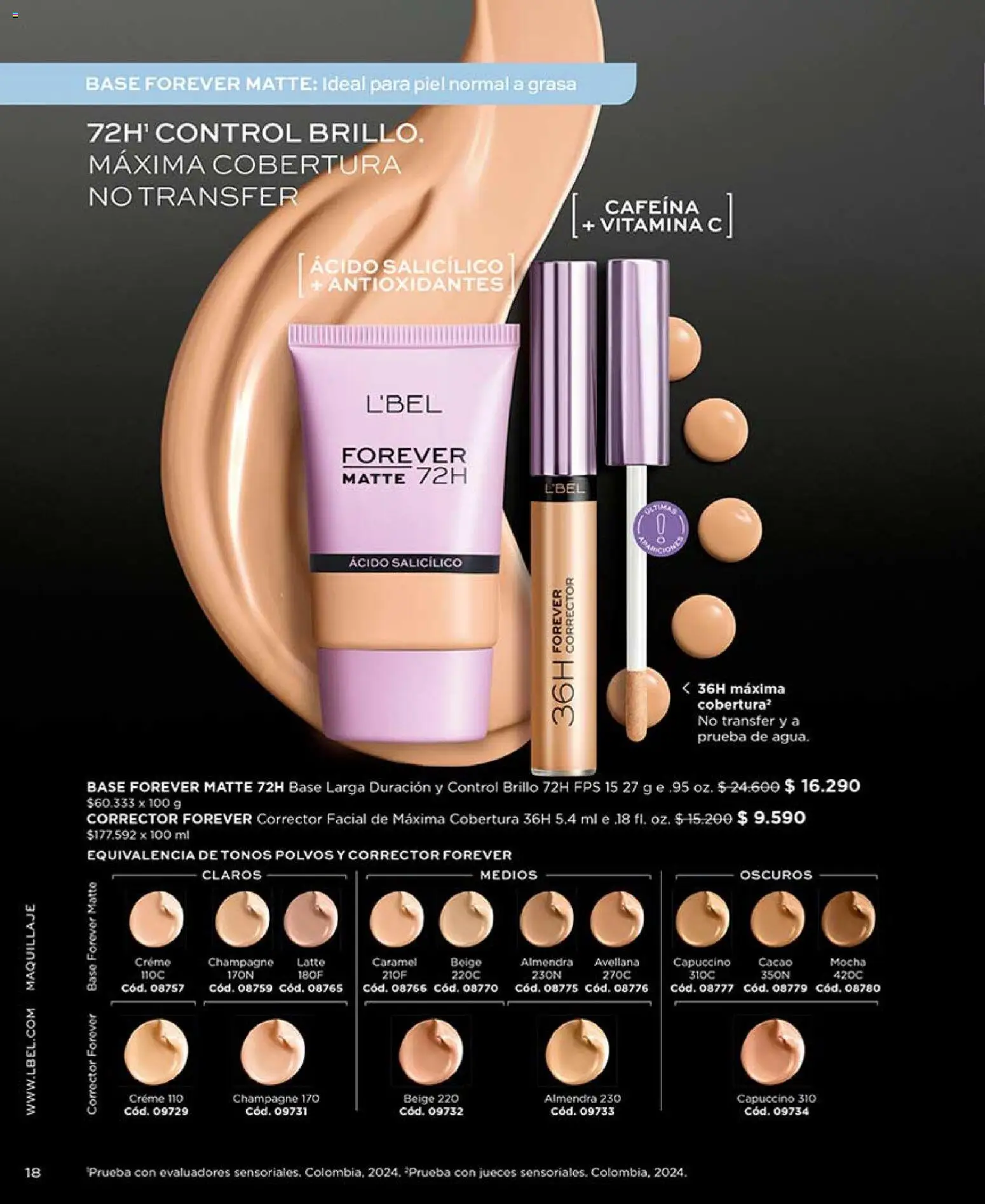 L'Bel Campaña 8 │ válido desde el 29.04.2026 | Página: 20 | Productos: Brillo, Almendra, Cacao, Corrector