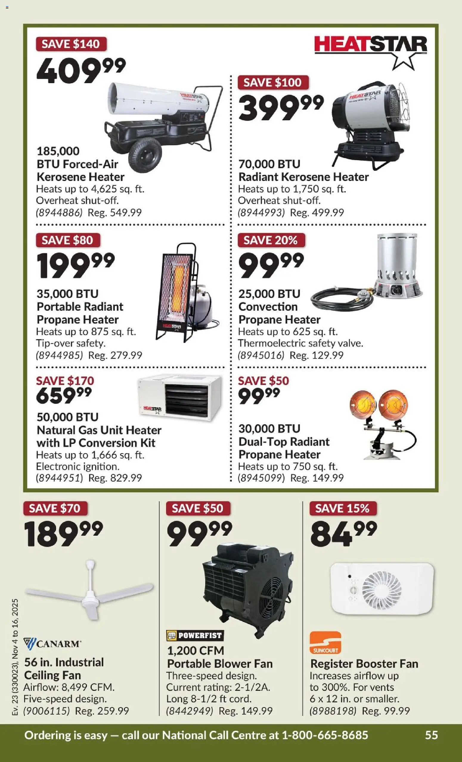 Princess Auto flyer valid from 04.11.2025 | Page: 62 | Products: Fan