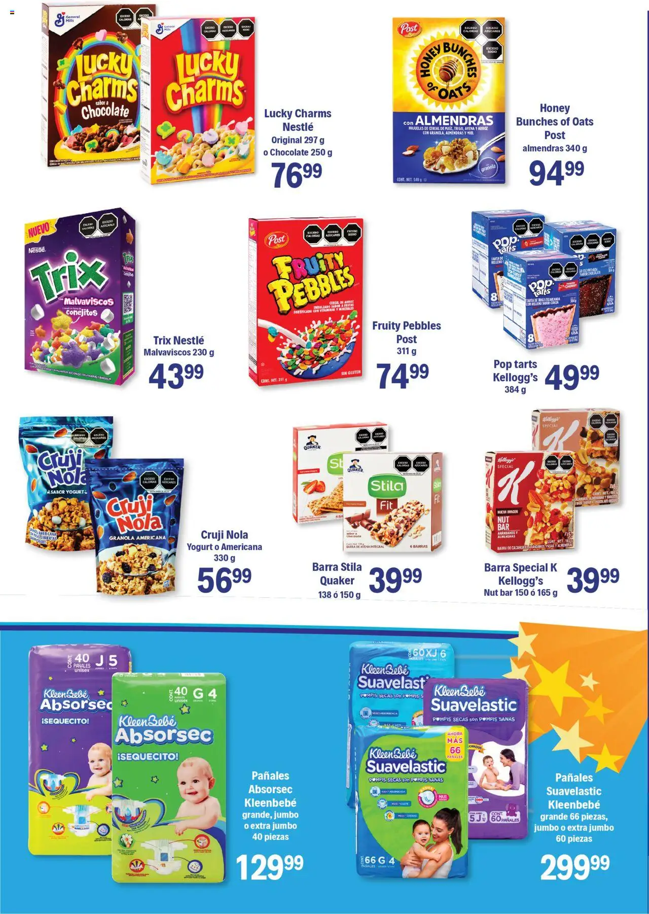Nuevas ofertas de S-Mart válidas en toda la República Mexicana desde el 23.09.2025. ¡Encuentra las mejores ofertas en S-Mart - Folleto de Feria - Juarez! | Página: 5 | Productos: Cacahuate, Chocolate, Hojuelas, Pañales