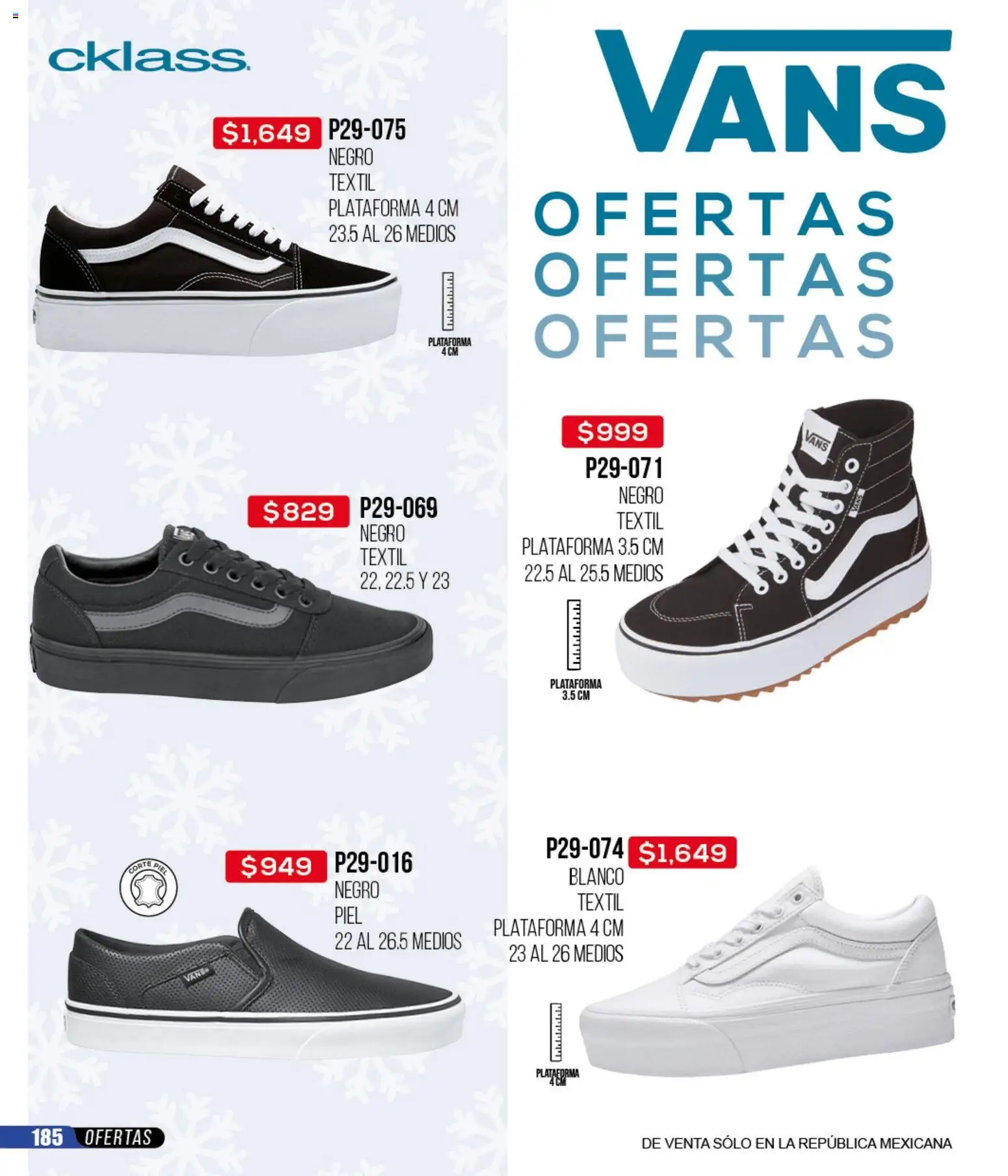 Nuevas ofertas de Cklass válidas en toda la República Mexicana desde el 12.01.2026. ¡Encuentra las mejores ofertas en Cklass catálogo Mega Ofertas Ropa! | Página: 349