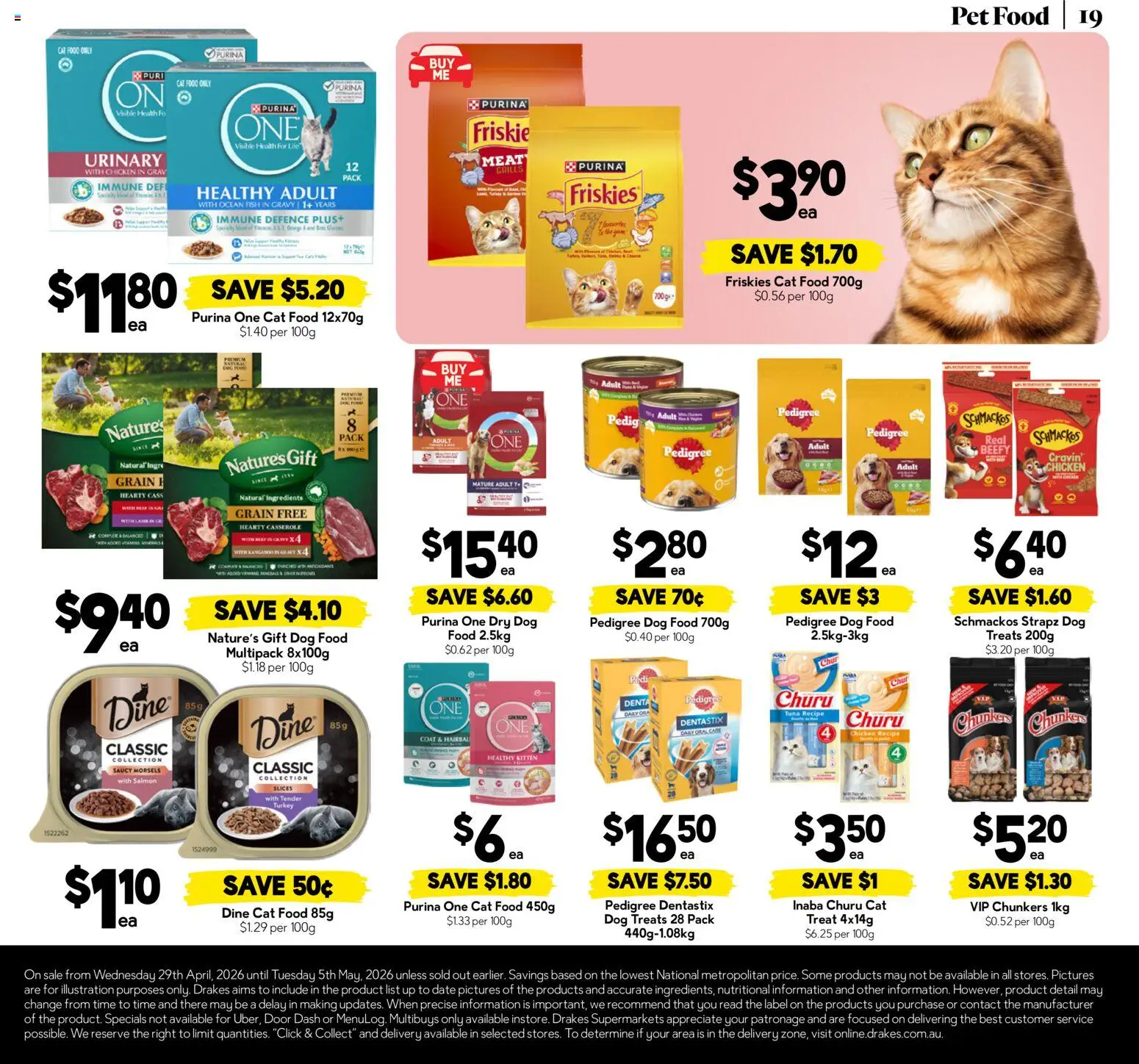 Drakes catalogue - valid from 29.04.2026 | Page: 19 | Products: Fish, Dog food, Salmon, Date