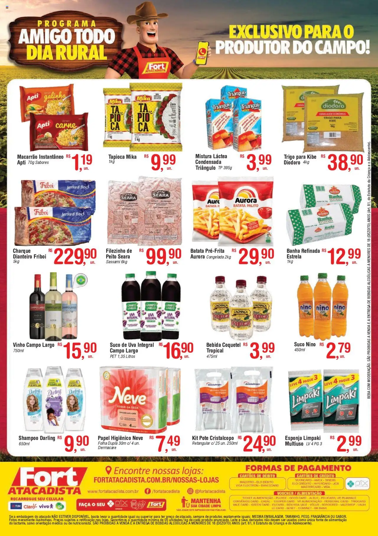 Fort Atacadista Folheto - válido de 04.08.2025 | Página: 2 | Produtos: Celular, Fragrância, Macarrão instantâneo, Papel higiênico