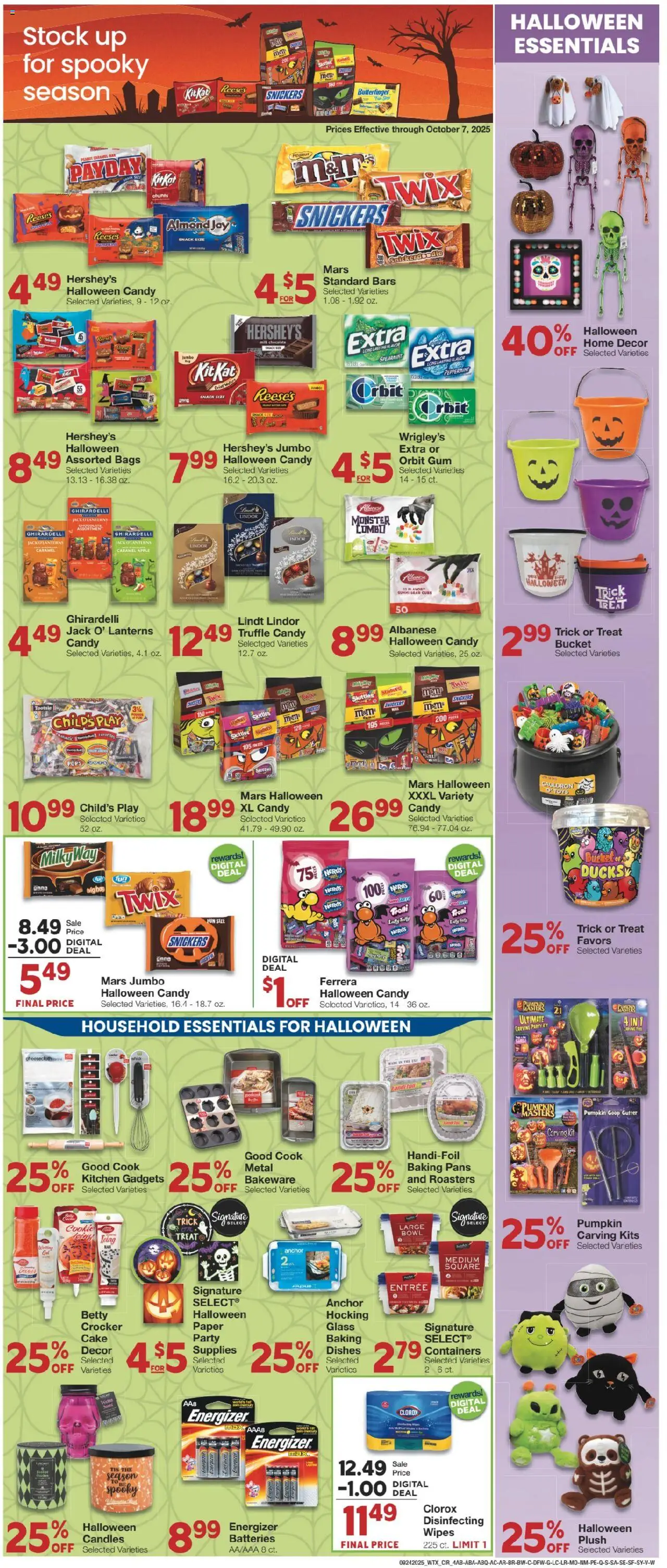 United Supermarkets Weekly Ad - valid from 23.09.2025 | Page: 4 | Products: Peppermint, Anchor, Pumpkin