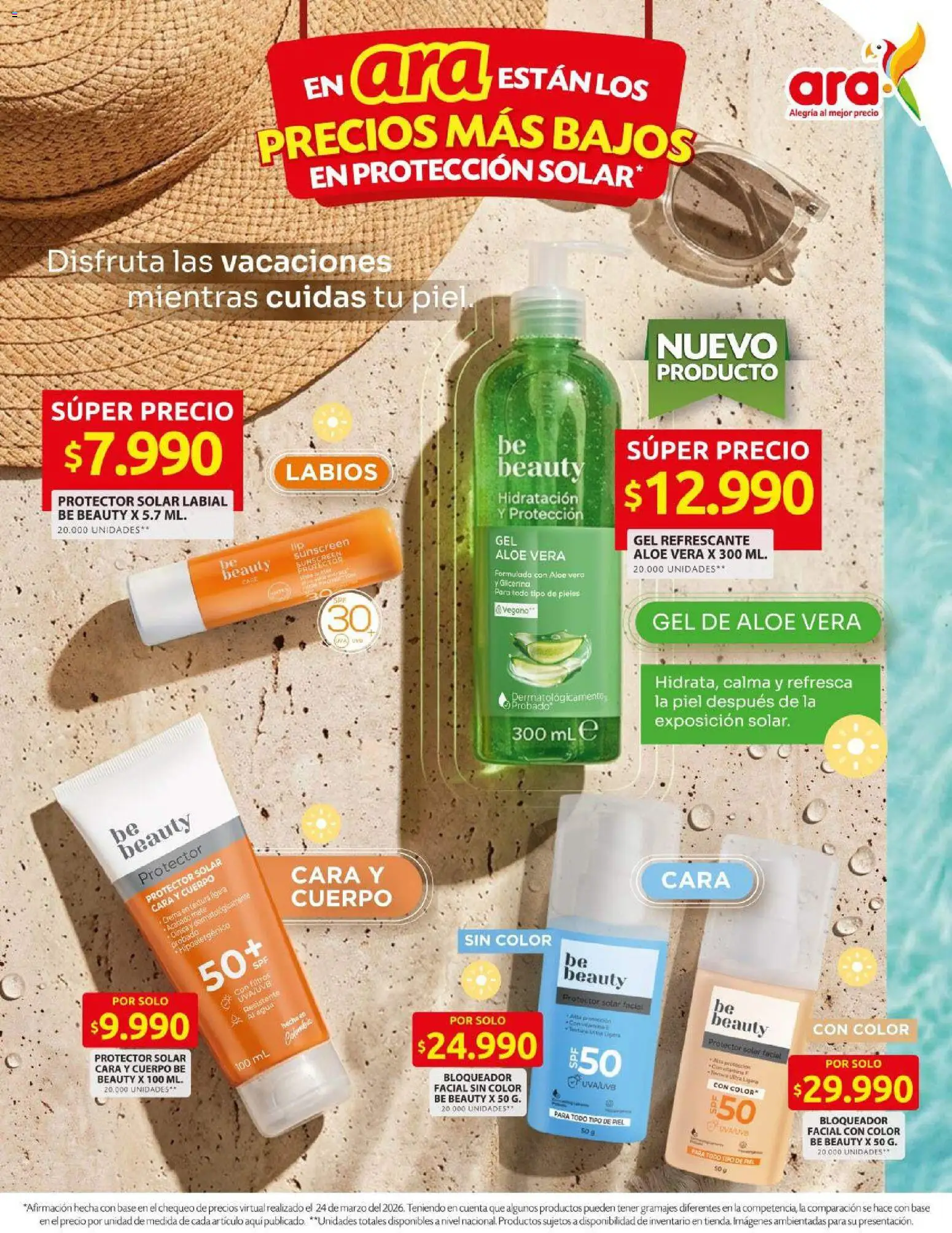 Ara revista - valida desde el 01.04.2026 | Página: 9 | Productos: Crema, Bloqueador, Protector solar, Loción tonificante