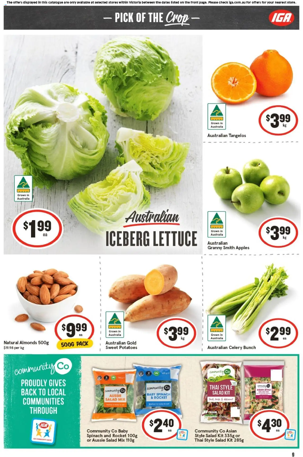 IGA catalogue - valid from 17.09.2025 | Page: 12 | Products: Lettuce, Apples, Salad, Potatoes