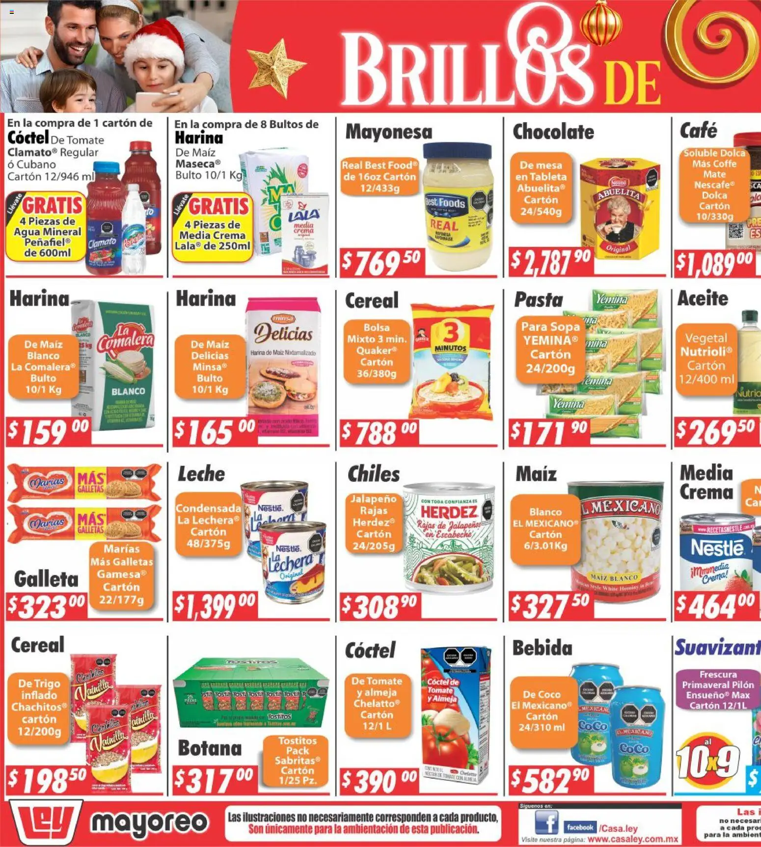 Nuevas ofertas de Casa Ley válidas en toda la República Mexicana desde el 15.12.2025. ¡Encuentra las mejores ofertas en Casa Ley folleto Frontera! | Página: 4 | Productos: Sopa, Tomate, Aceite, Chocolate