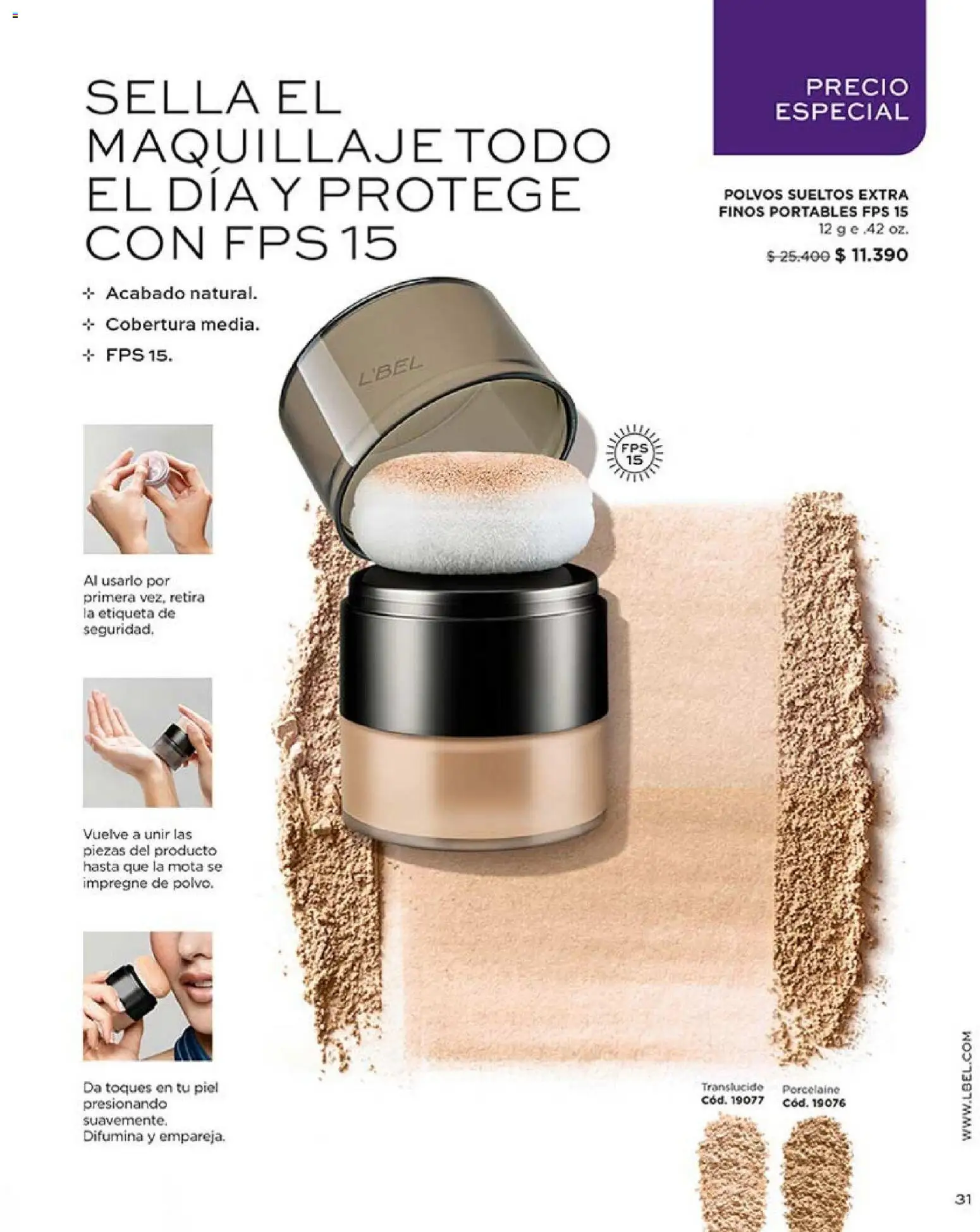 Catálogo L'Bel Campaña 1 │ válido desde el 01.01.2026 | Página: 31 | Productos: Maquillaje