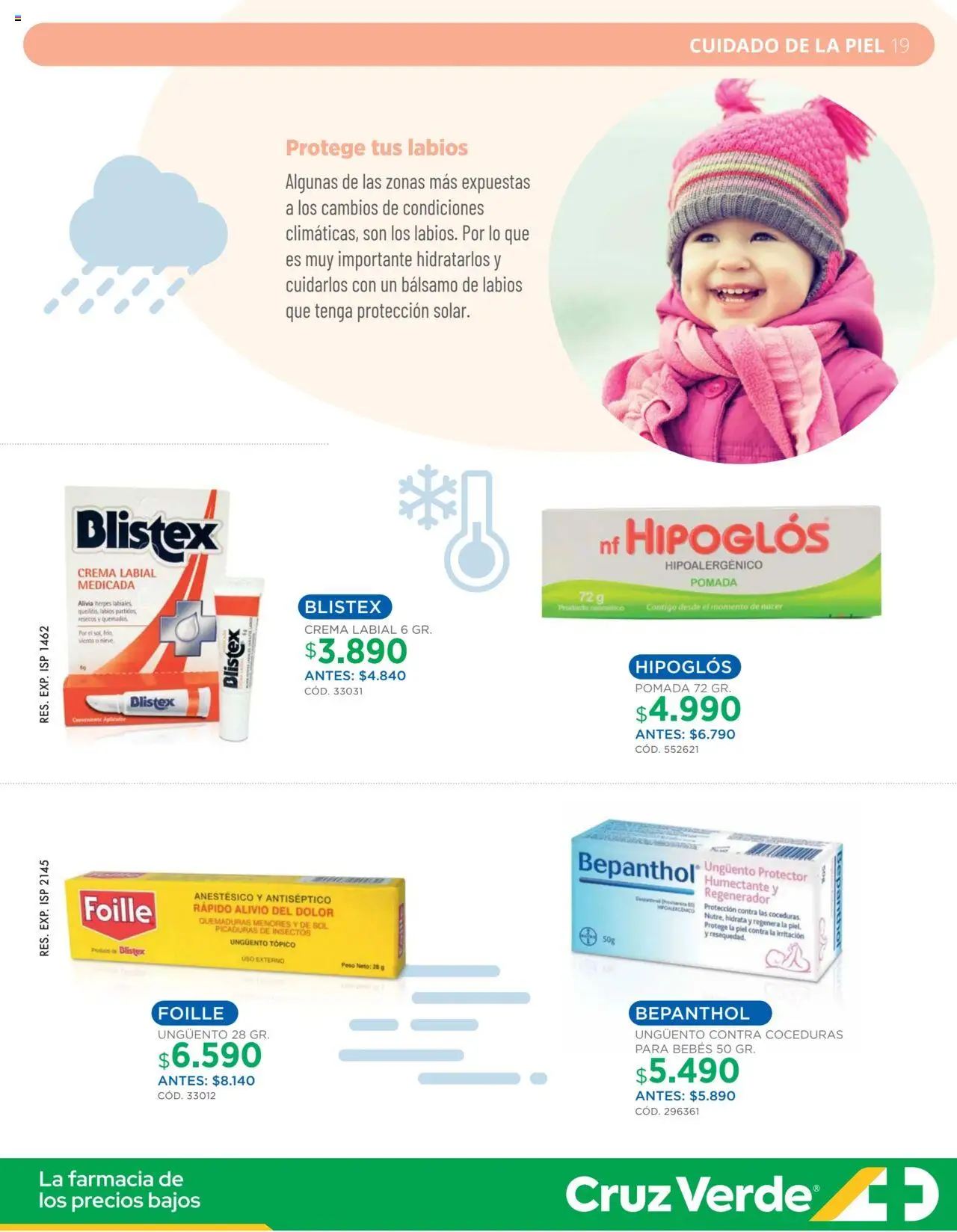 Ofertas Invierno Cruz Verde │ válido desde el 01.08.2025 | Página: 19 | Productos: Bálsamo, Peso, Labial, Crema