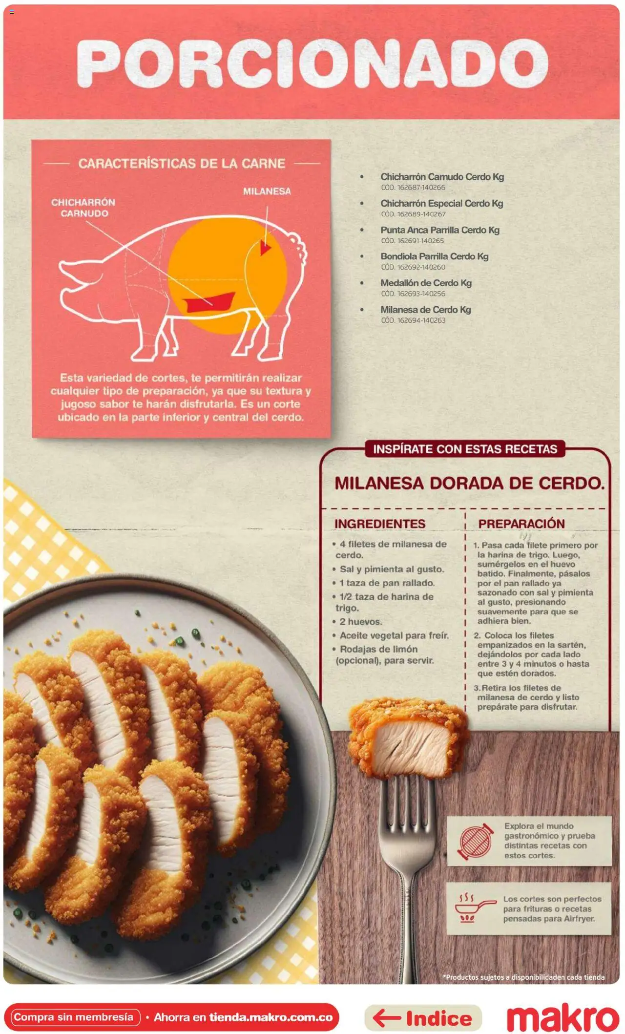 Makro revista - valida desde el 16.04.2025 | Página: 7 | Productos: Pimienta, Milanesa, Pan rallado, Pan