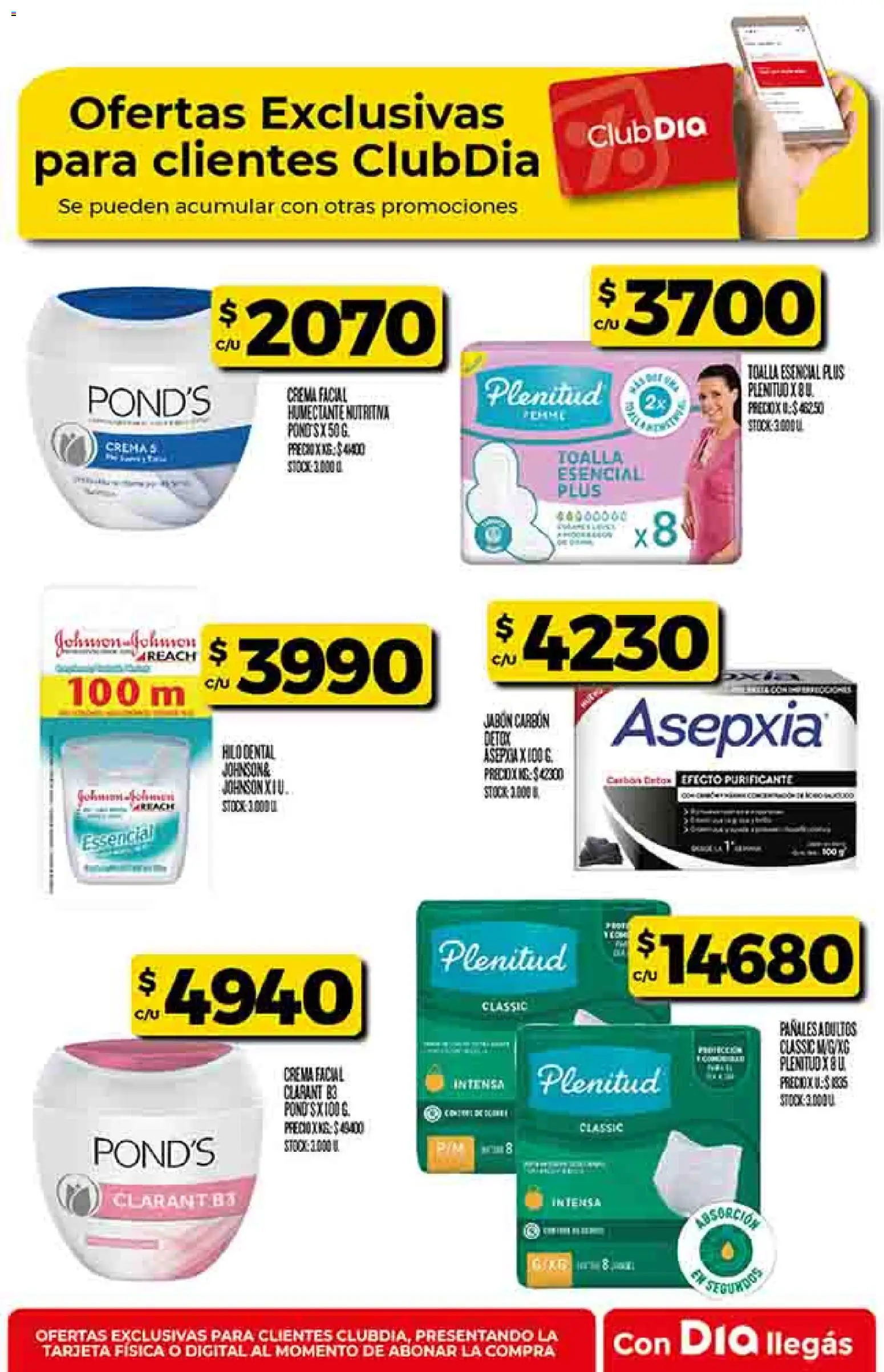 Dia - Ofertas - Salta y Jujuy │ válido desde el 08.04.2026 | Página: 30 | Productos: Toalla, Jabón, Pañales, Crema