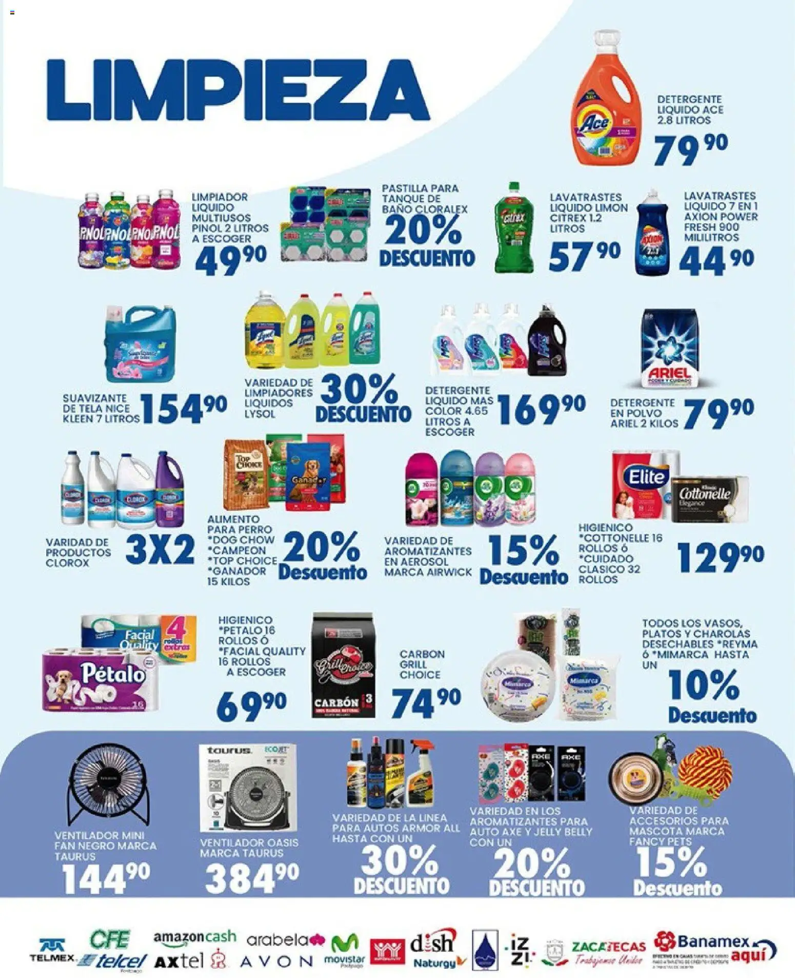 Nuevas ofertas de Alsuper válidas en toda la República Mexicana desde el 10.03.2026. ¡Encuentra las mejores ofertas en Alsuper folleto Calera! | Página: 5 | Productos: Ventilador, Limón, Suavizante, Lavavajillas