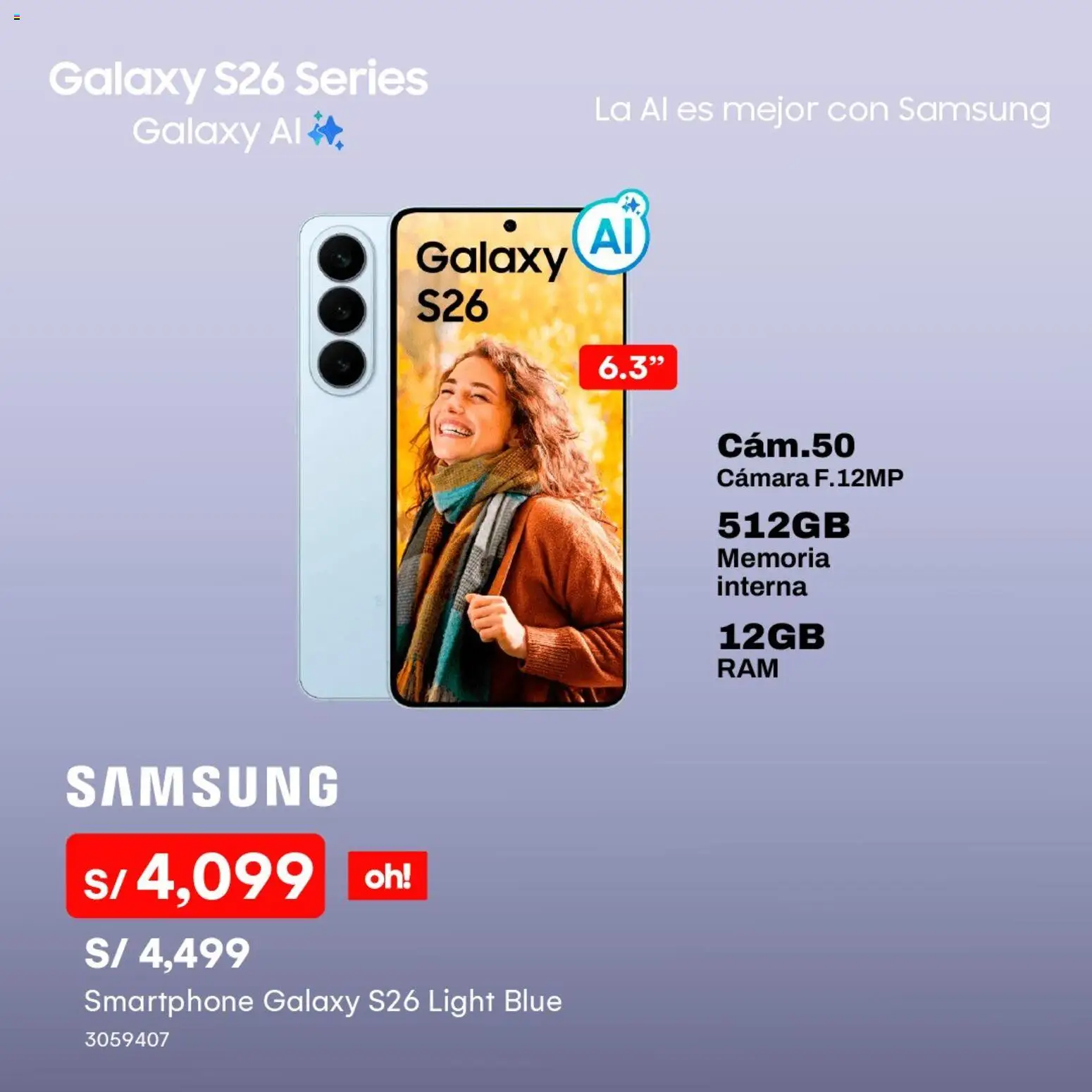 Catálogo Oechsle válido desde 25.03.2026 | Página: 6 | Productos: Smartphone, Cámara