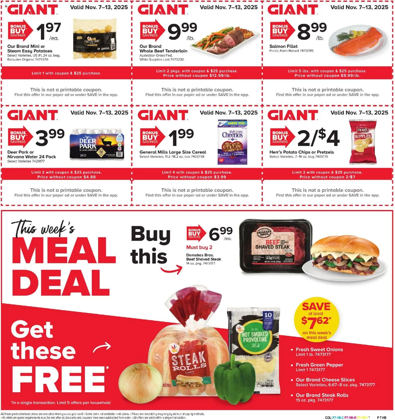 Giant Weekly Ad - valid from 07.11.2025 | Page: 5 | Products: Box, Chips, Potatoes, Bag