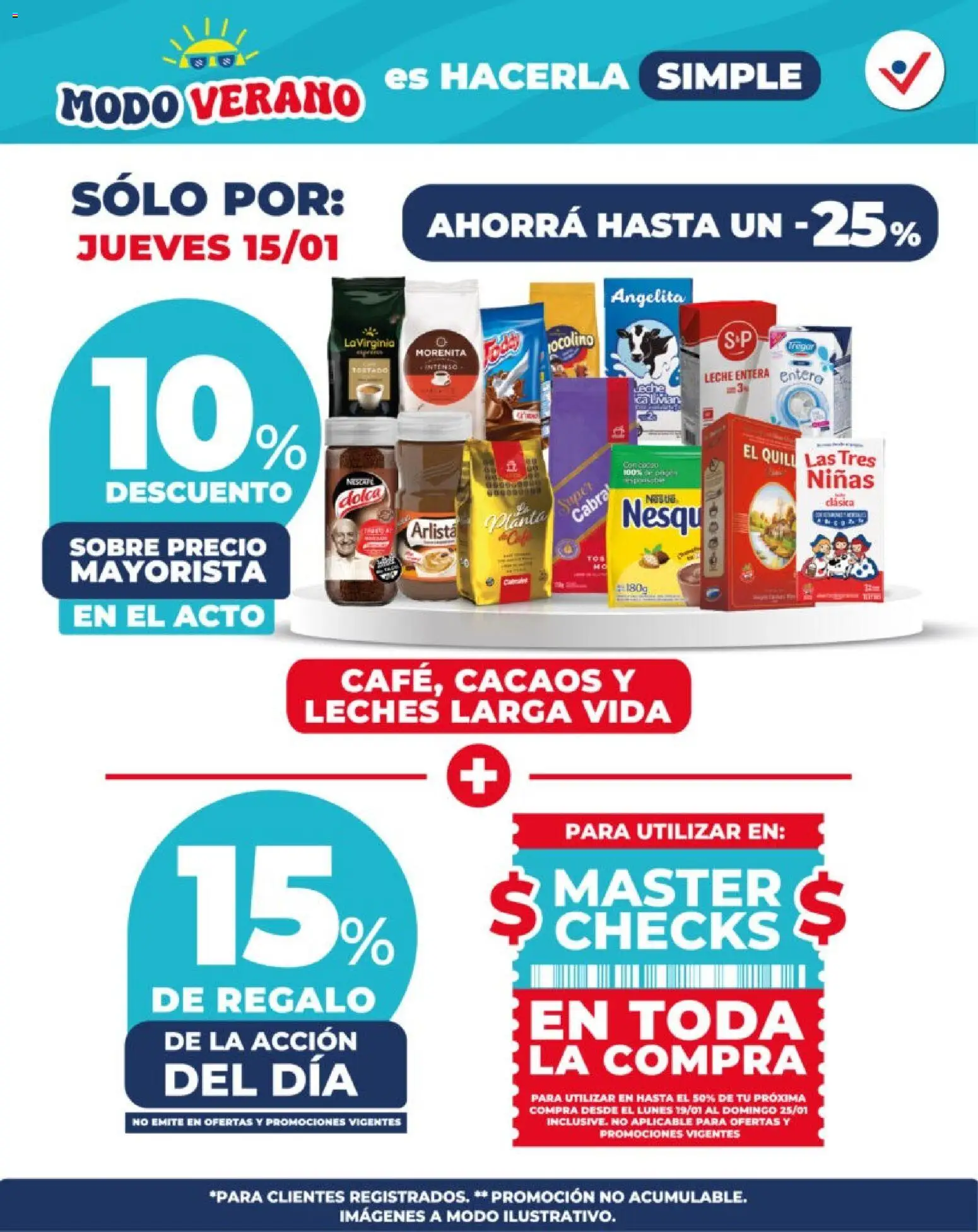 Vital - Sólo por Jueves │ válido desde el 15.01.2026 | Página: 1 | Productos: Sobre, Leche, Planta